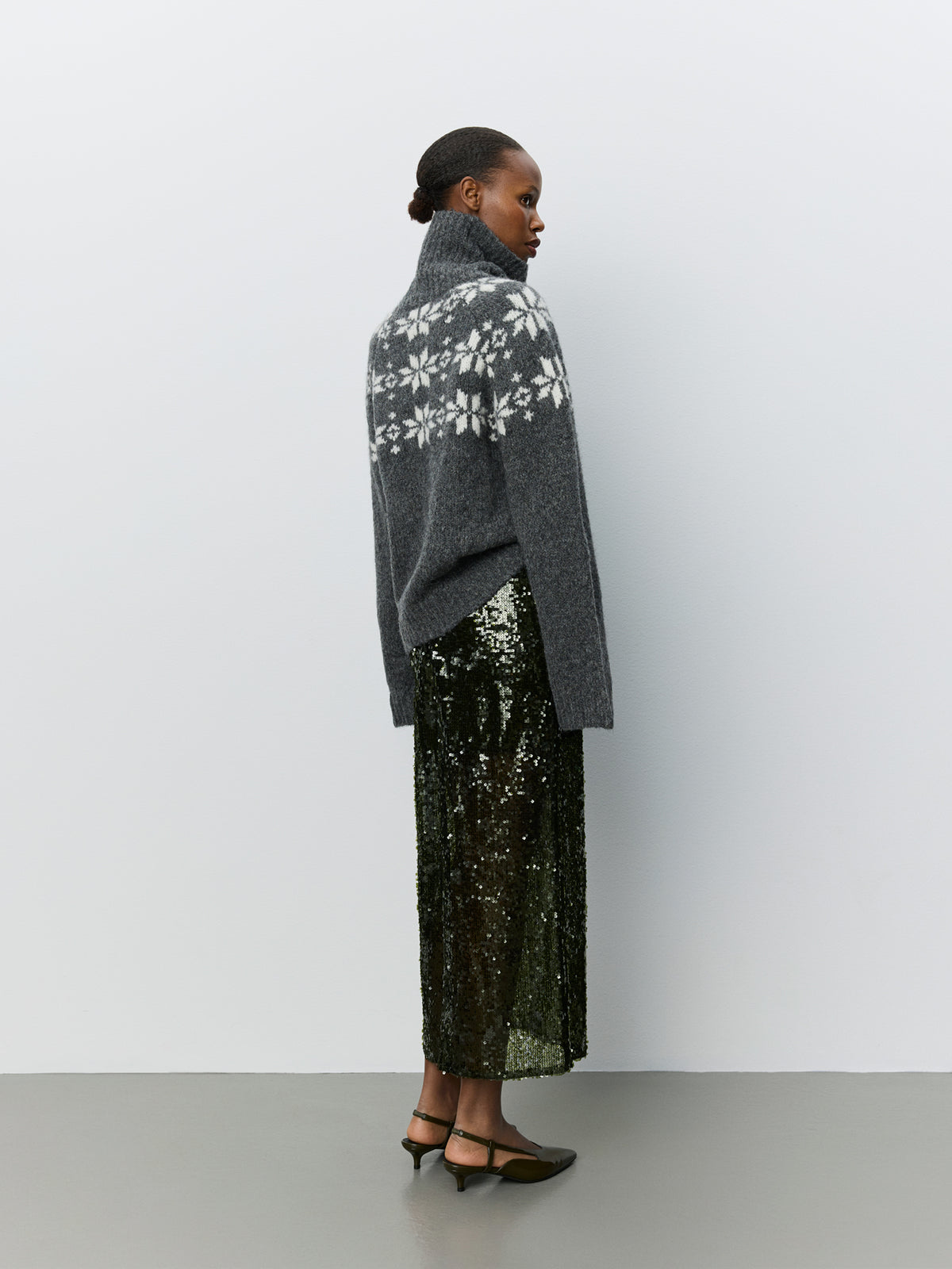 Sofie Schnoor WOMEN PENNASW STAR KNIT SWEATER Knit 8008 Dark grey