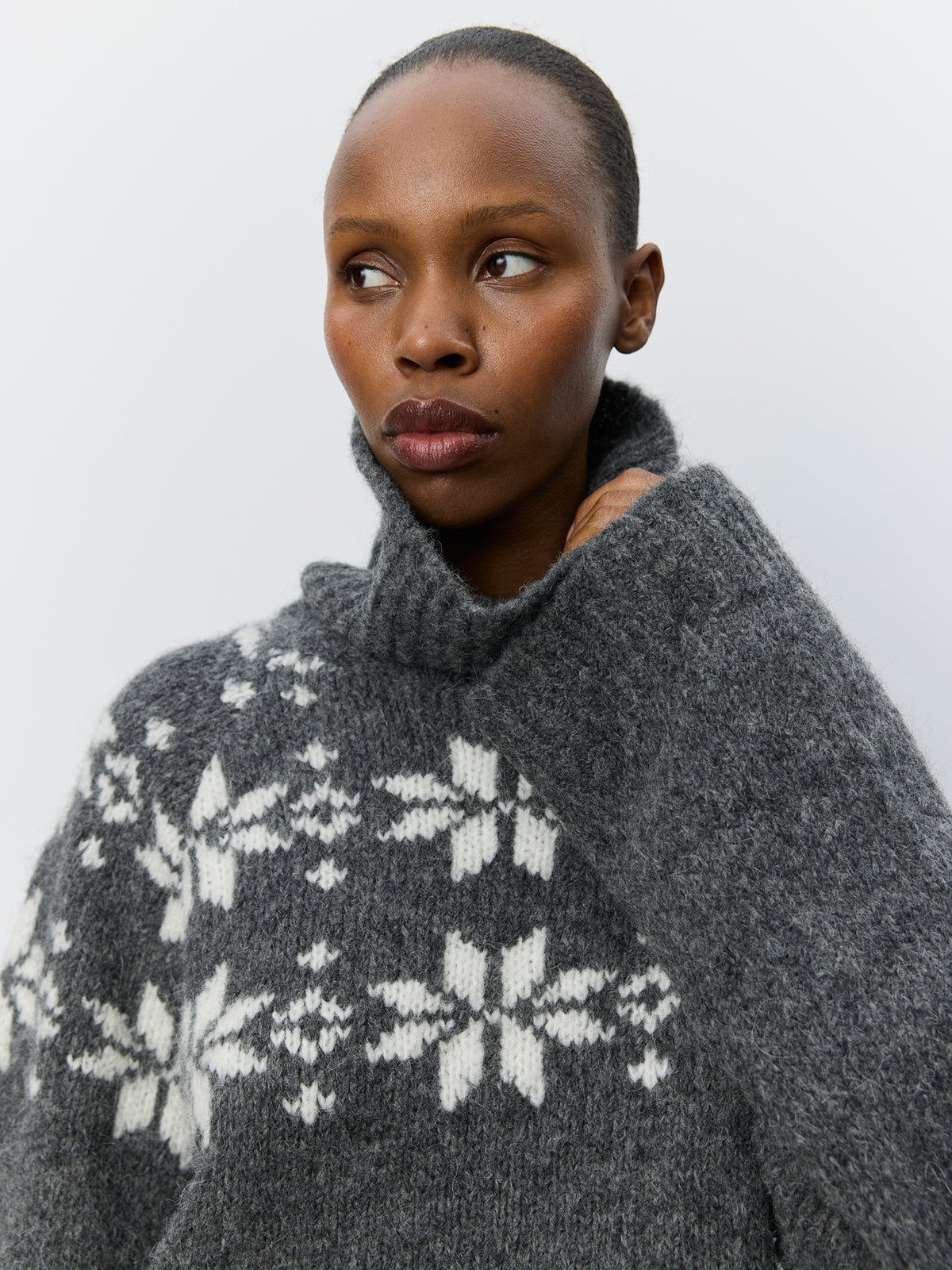 Sofie Schnoor WOMEN PENNASW STAR KNIT SWEATER Knit 8008 Dark grey