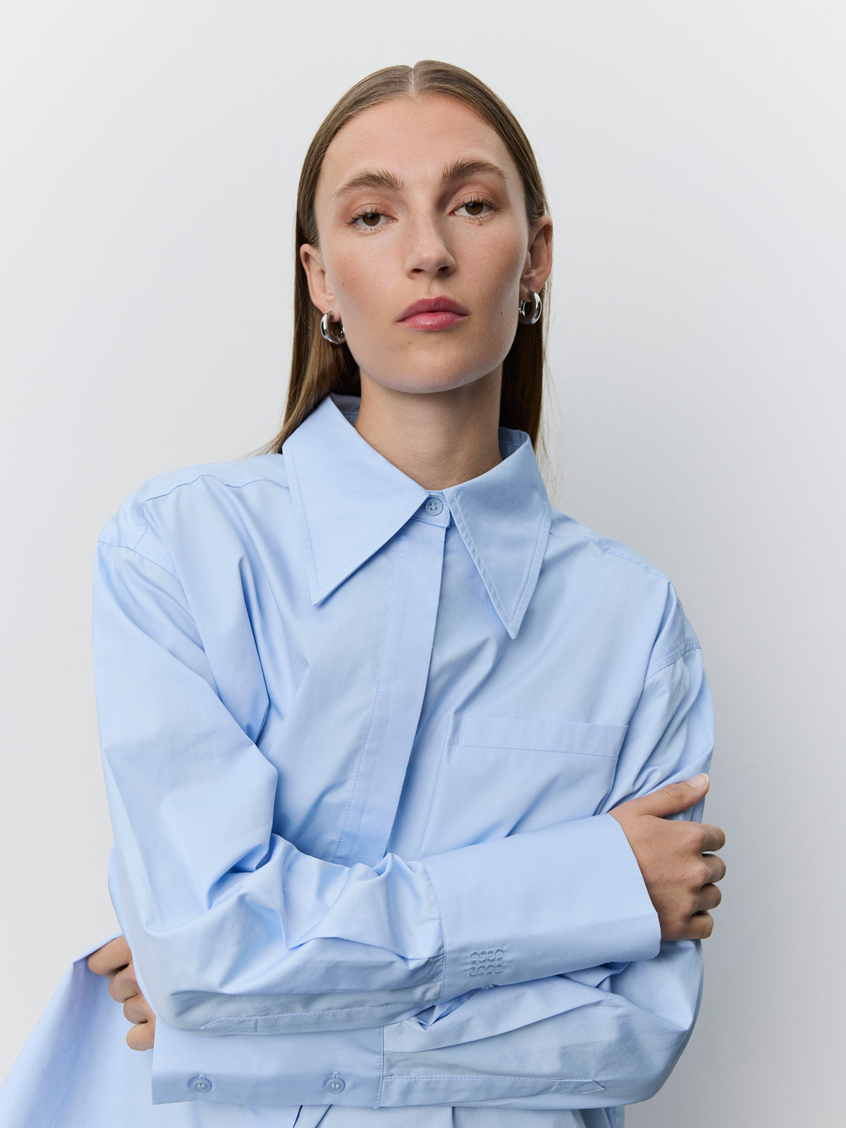 Sofie Schnoor WOMEN PERLASW POPLIN SHIRT Shirt 5063 Light blue