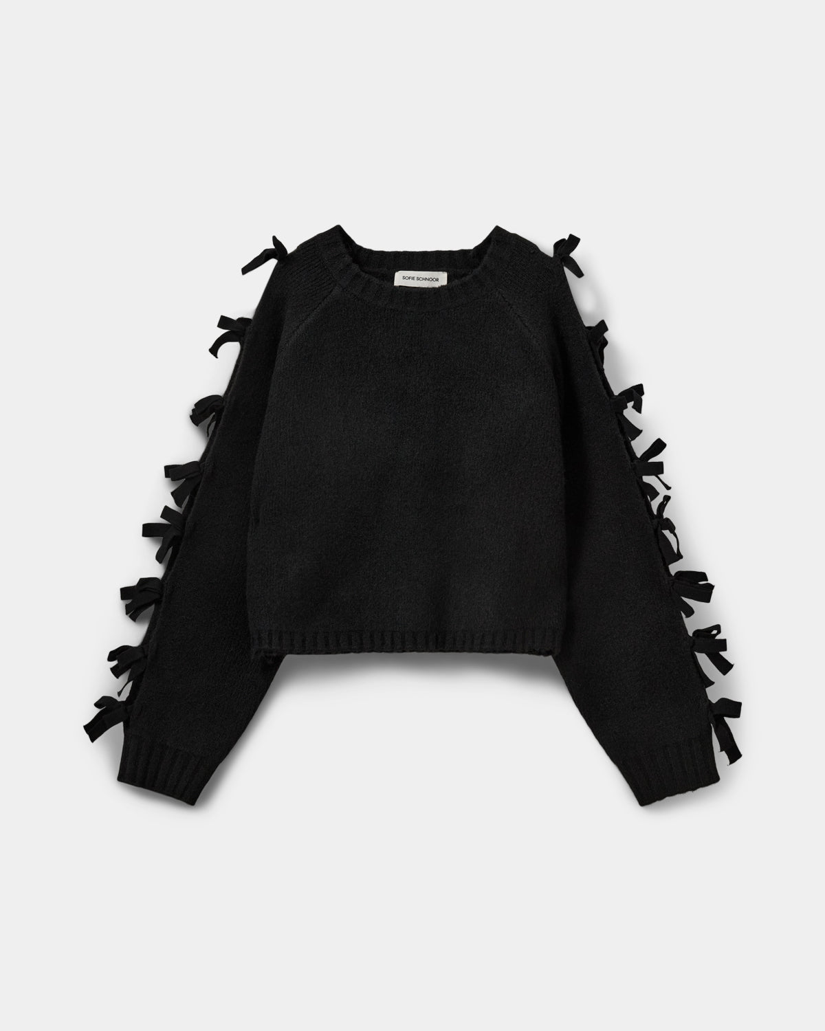 Sofie Schnoor WOMEN PERMELISW BOW KNIT SWEATER Knit 1000 Black