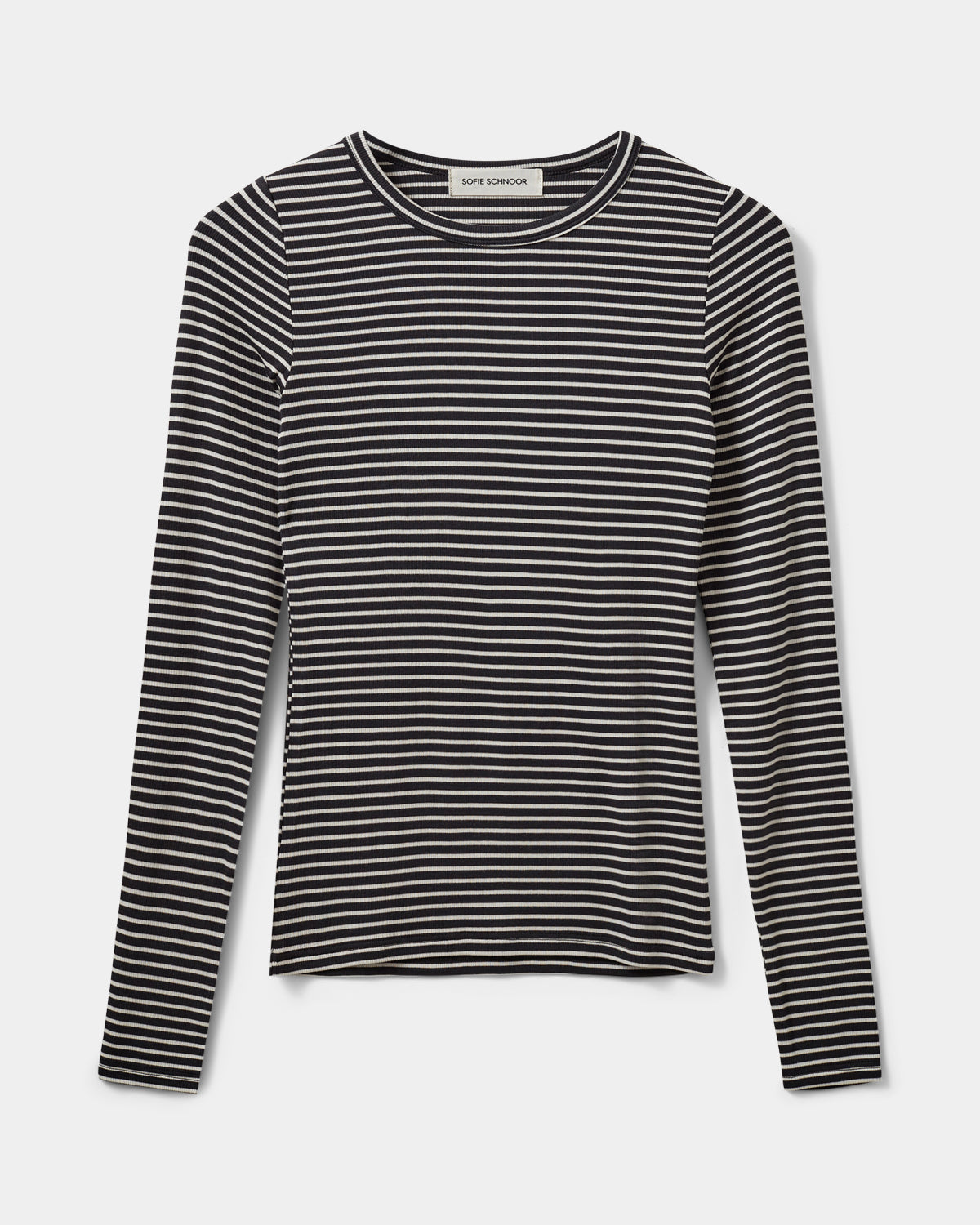 Sofie Schnoor WOMEN PETRICIASW STRIPE T-SHIRT LONG SLEEVE T-shirt Long Sleeve 1017 Black striped