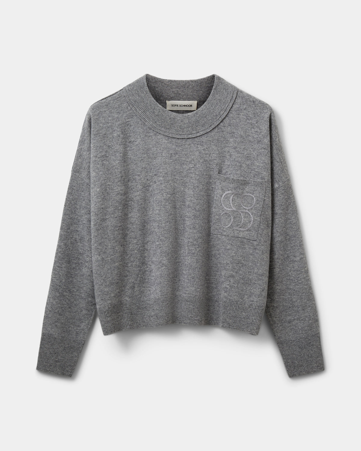 Sofie Schnoor WOMEN PORTIASW KNIT SWEATER Knit 8000 Grey Melange
