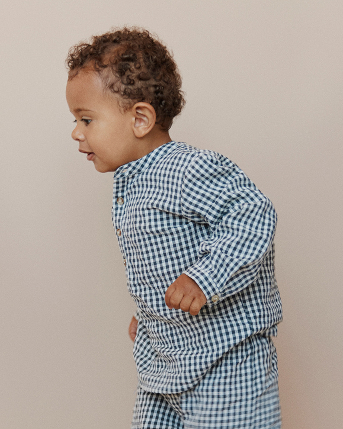 Sofie Schnoor BABY PRESTONSB SHIRT Shirt 8040 Grey check