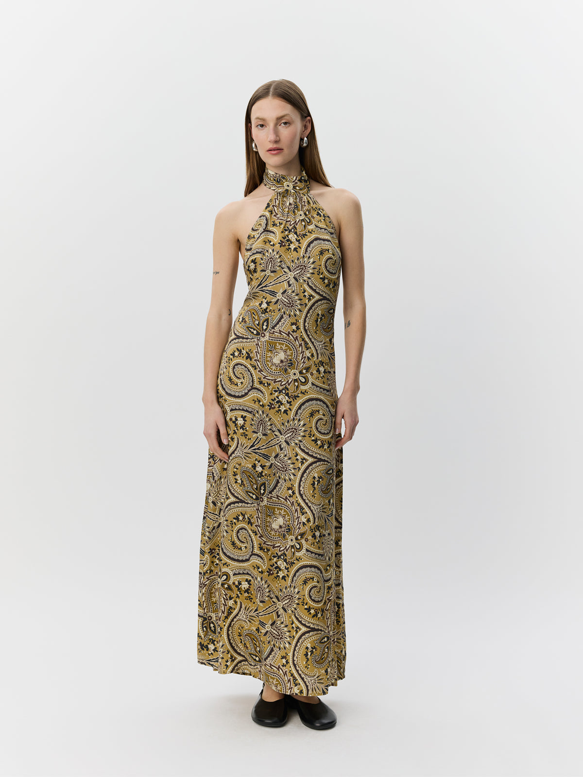 Sofie Schnoor WOMEN RAEDENSW PAISLEY PRINTED MAXI DRESS Dress 7163 Bronze Mix Paisley