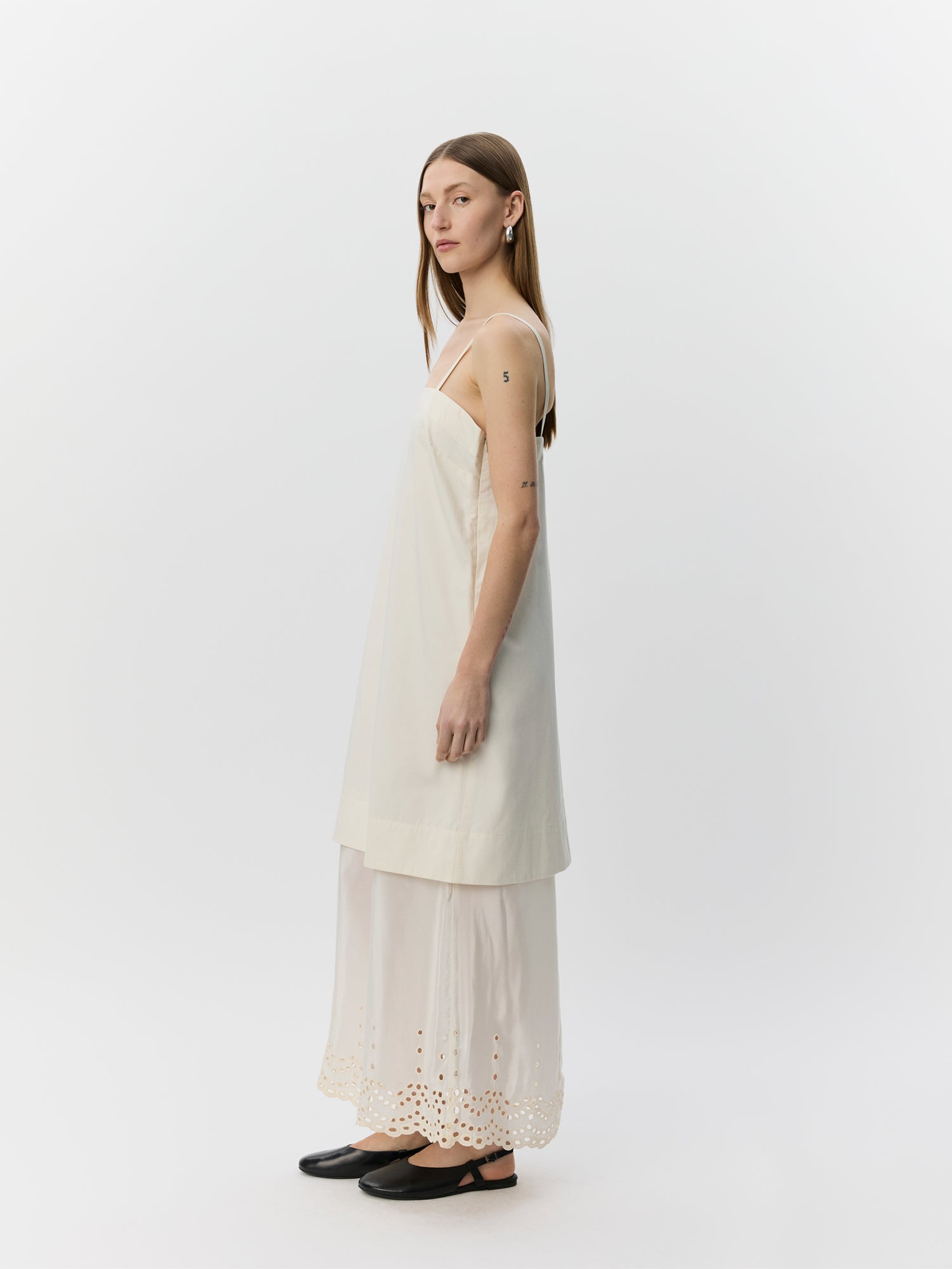 Sofie Schnoor WOMEN RAINESW DOUBLE LAYERED DRESS Dress 0159 Cream White