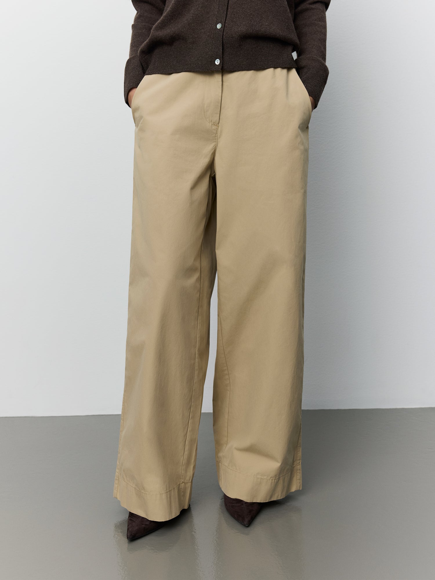 Sofie Schnoor WOMEN REINESW TROUSERS Trousers 7042 Dark sand