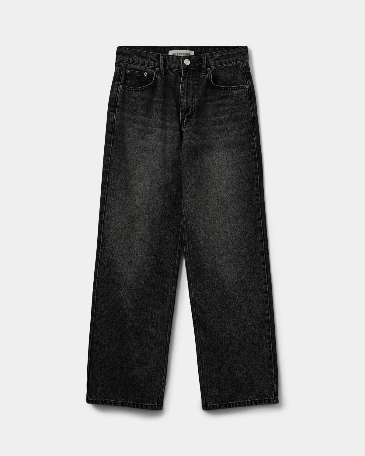 Sofie Schnoor WOMEN RIOSW MID WAIST JEANS Jeans 1024 Black washed Denim
