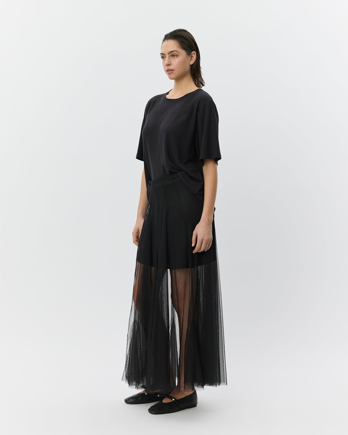 Sofie Schnoor WOMEN ROASLYSW MAXI TULLE SKIRT Skirt 1000 Black