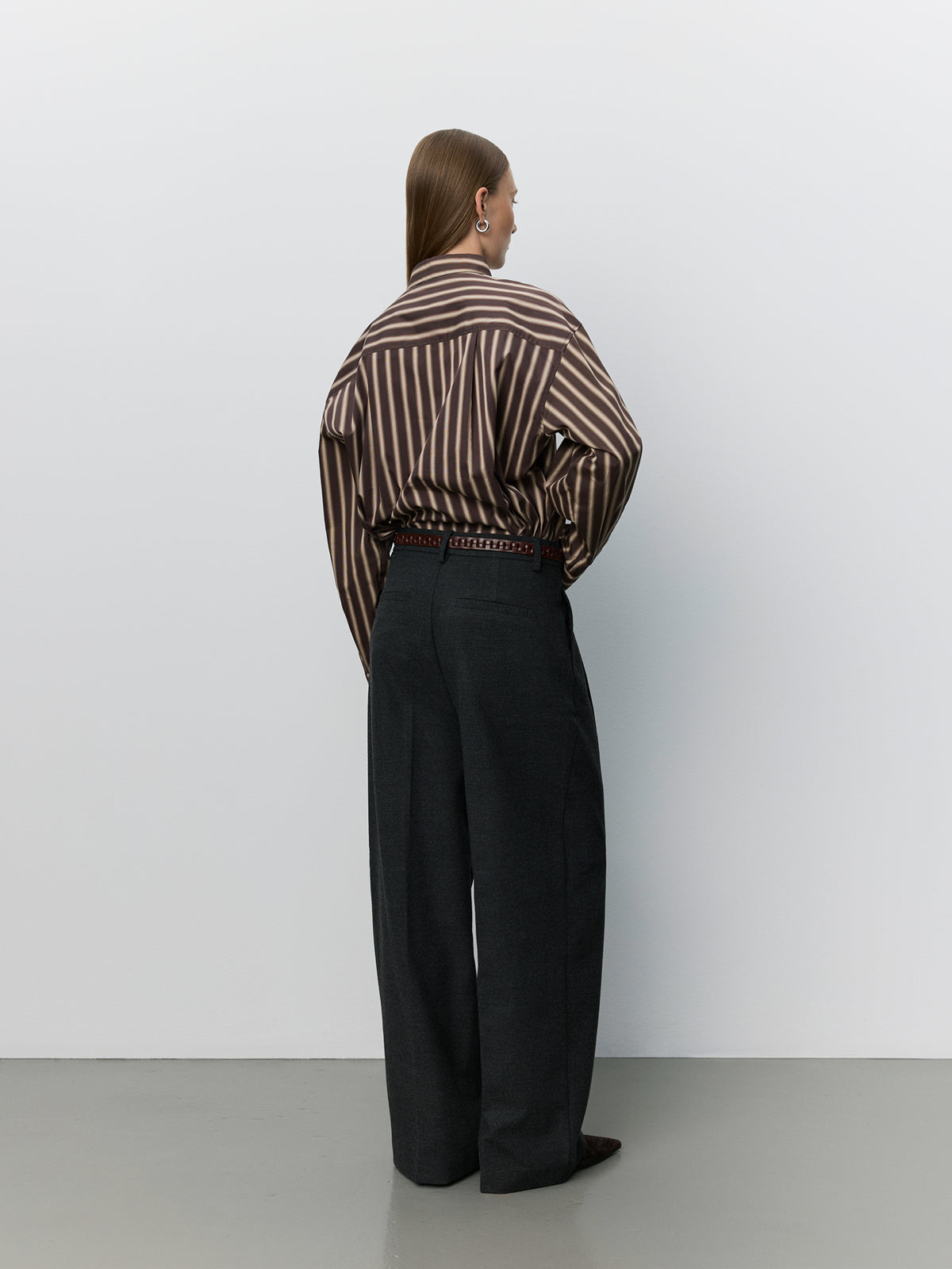 Sofie Schnoor WOMEN ROSALINDASW WIDE LEG TROUSERS Trousers 8008 Dark grey