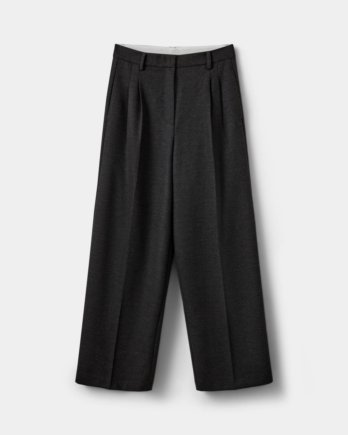 Sofie Schnoor WOMEN ROSALINDASW WIDE LEG TROUSERS Trousers 8008 Dark grey