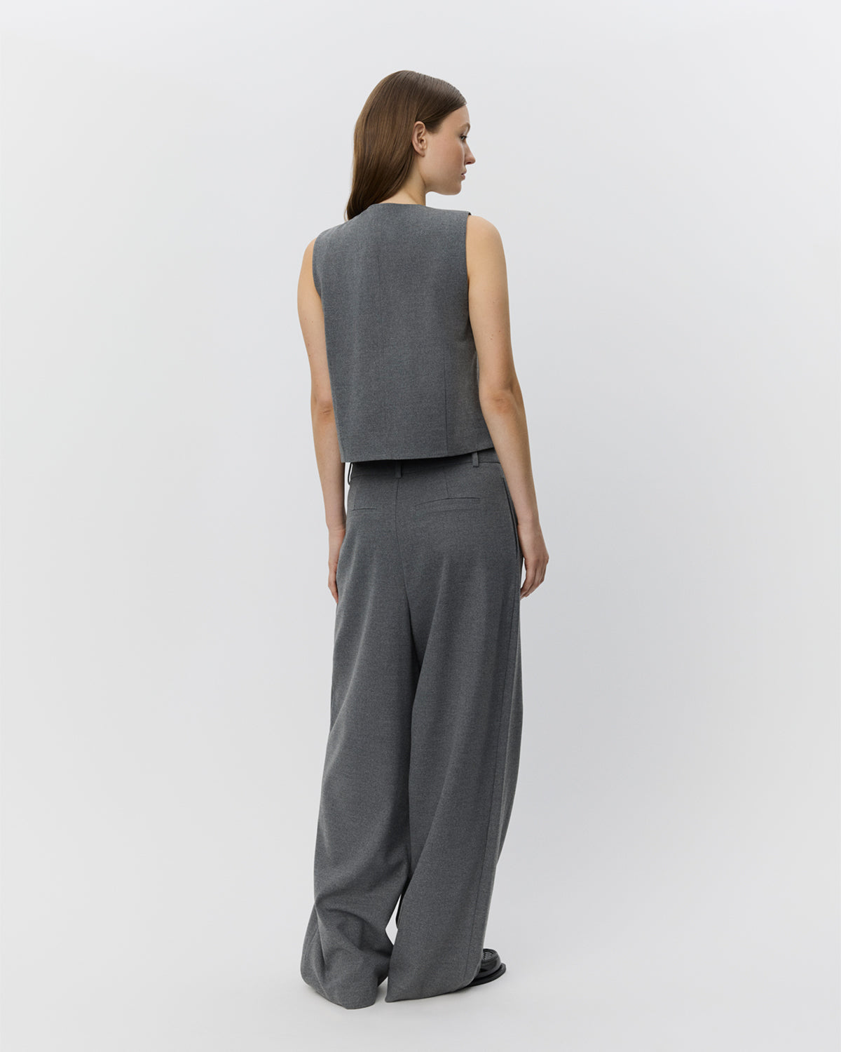 Sofie Schnoor WOMEN ROSALINDSW TROUSERS Trousers 8000 Grey Melange