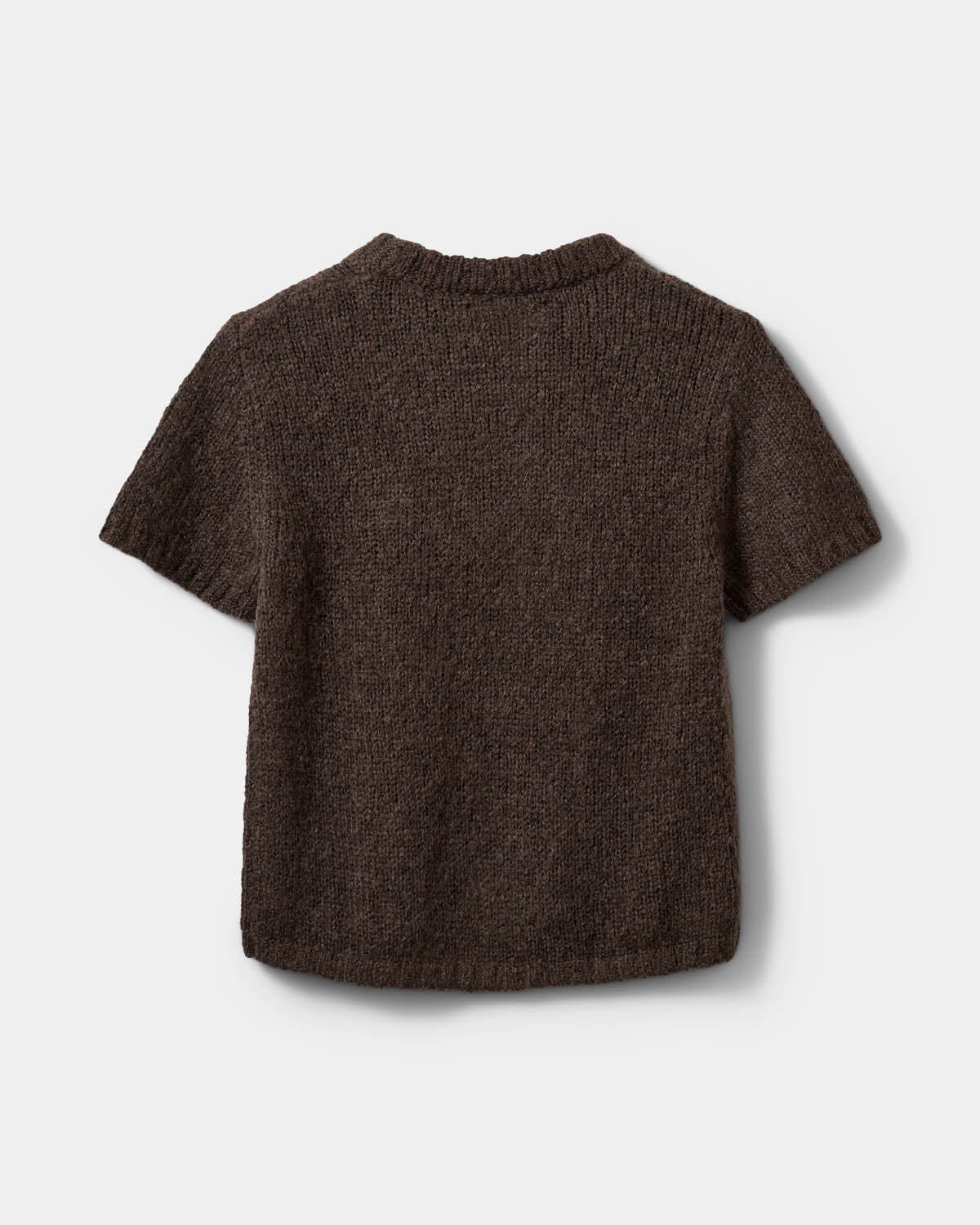 Sofie Schnoor WOMEN SAGASW SHORT SLEEVE KNIT SWEATER Knit 7025 Dark brown
