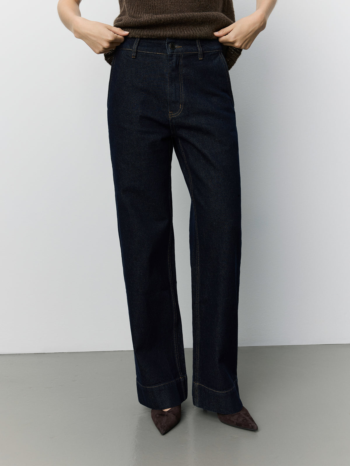 Sofie Schnoor WOMEN SAMIRASW DENIM JEANS Trousers 5090 Dark denim blue
