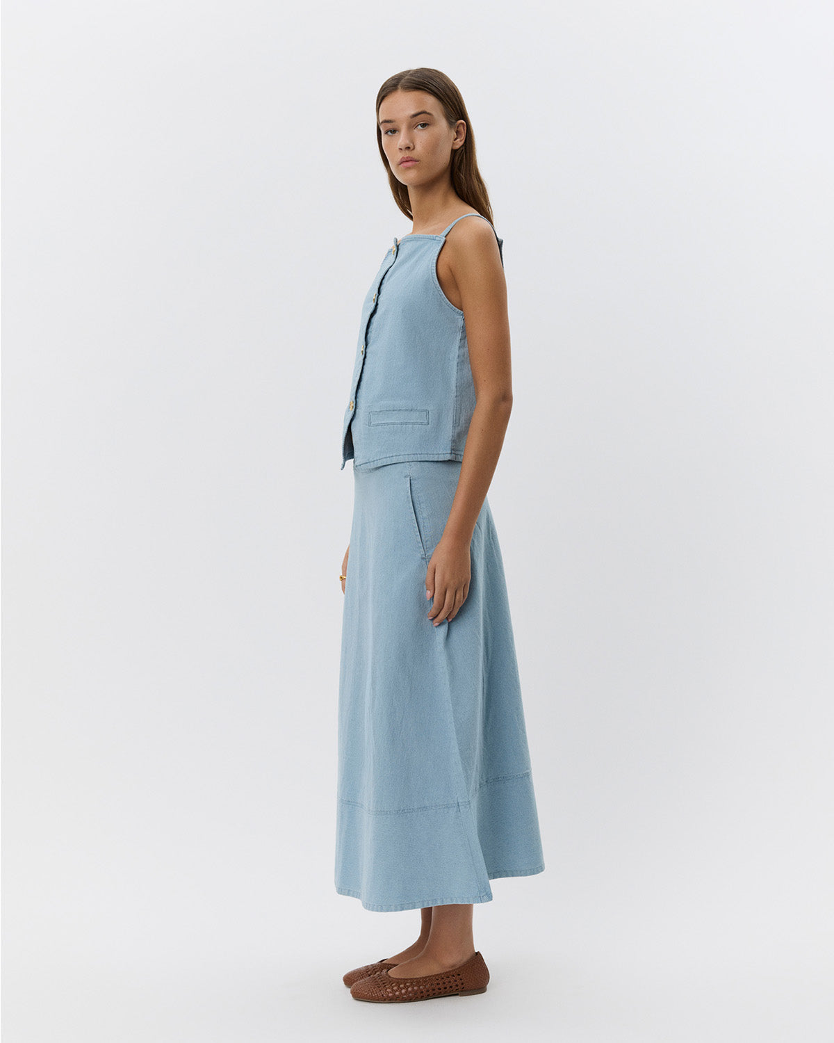 Sofie Schnoor WOMEN SELIASW SKIRT Skirt 5094 Light Blue striped