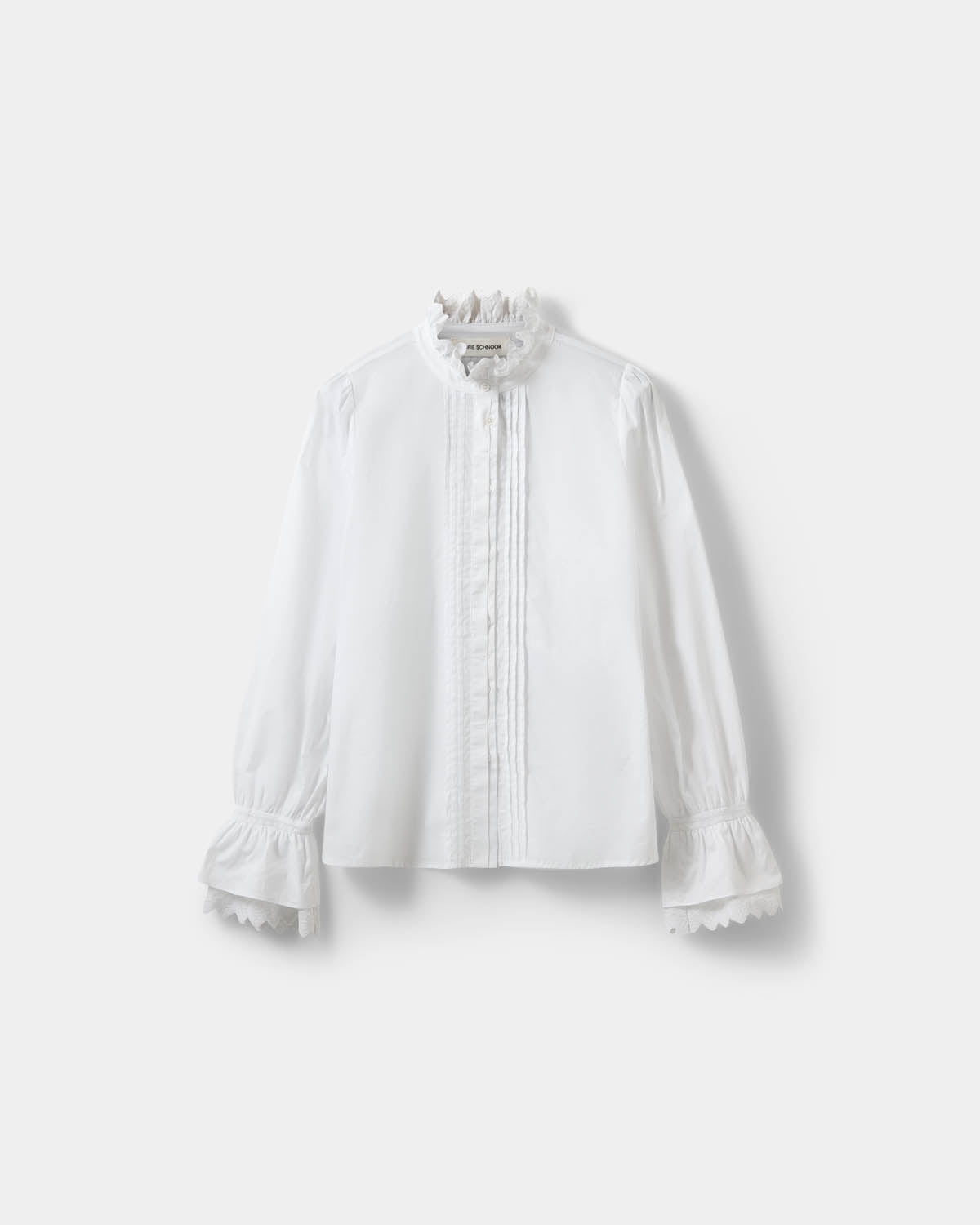 Sofie Schnoor WOMEN SERENASW EMBROIDERED DETAIL SHIRT Shirt 0121 Snow white