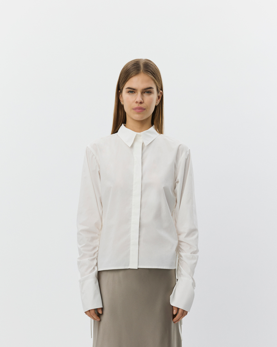 Sofie Schnoor WOMEN SHIRLEYSW STRING DETAIL SHIRT Shirt 0101 Off white