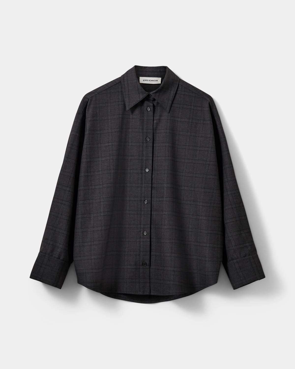 Sofie Schnoor WOMEN SIMASW OVERSIZED SHIRT Shirt 8040 Grey check