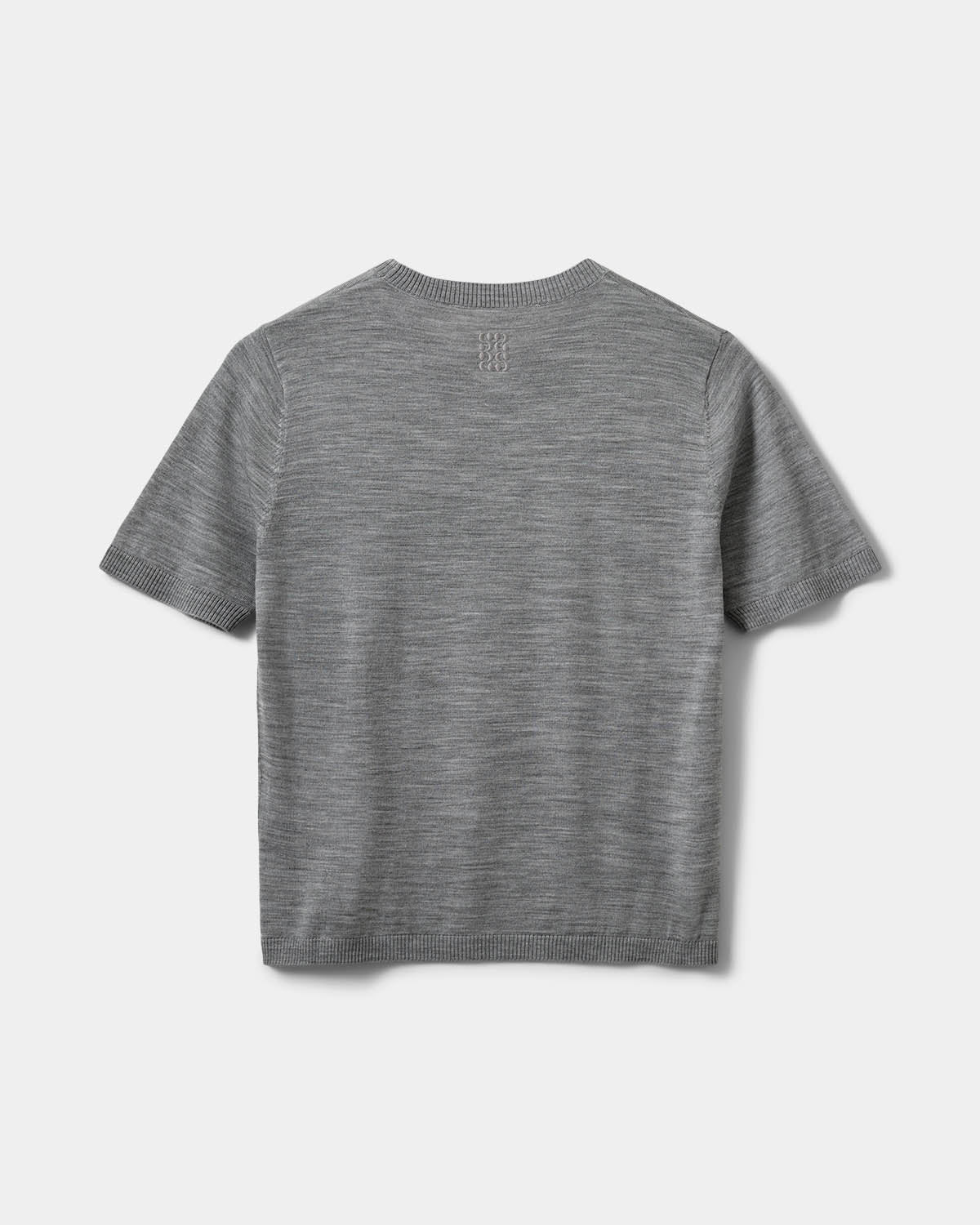 Sofie Schnoor WOMEN SORELLASW SHORT SLEEVE KNIT BLOUSE Blouse 8000 Grey Melange