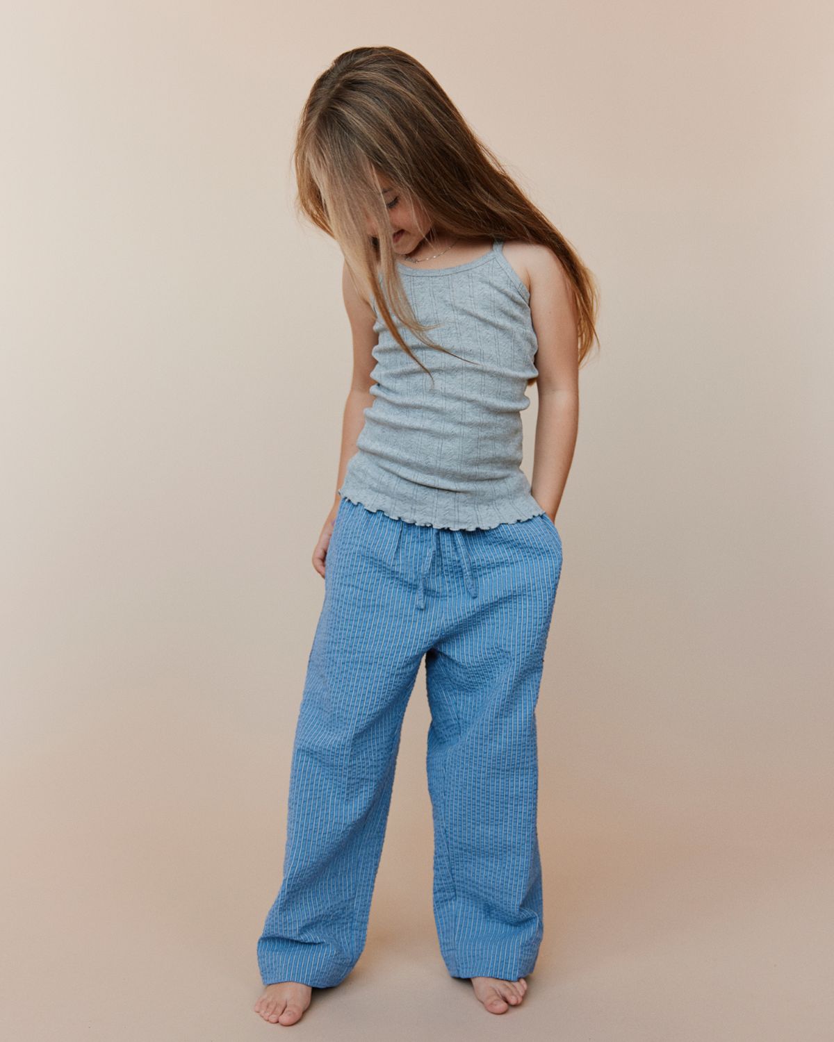 Sofie Schnoor KIDS STORMSK TROUSERS Trousers 0147 Blue-Black w Antique White