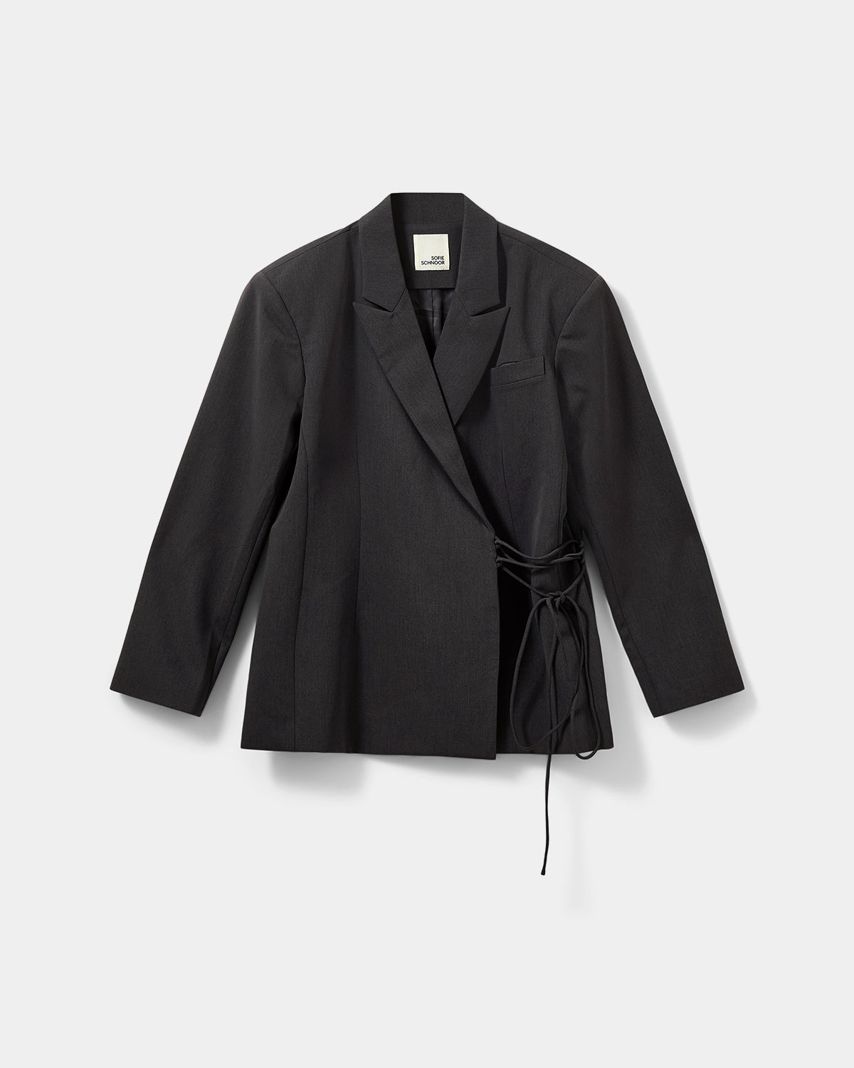 Sofie Schnoor WOMEN SUSSIESW TIE STRING BLAZER Blazer 8008 Dark grey