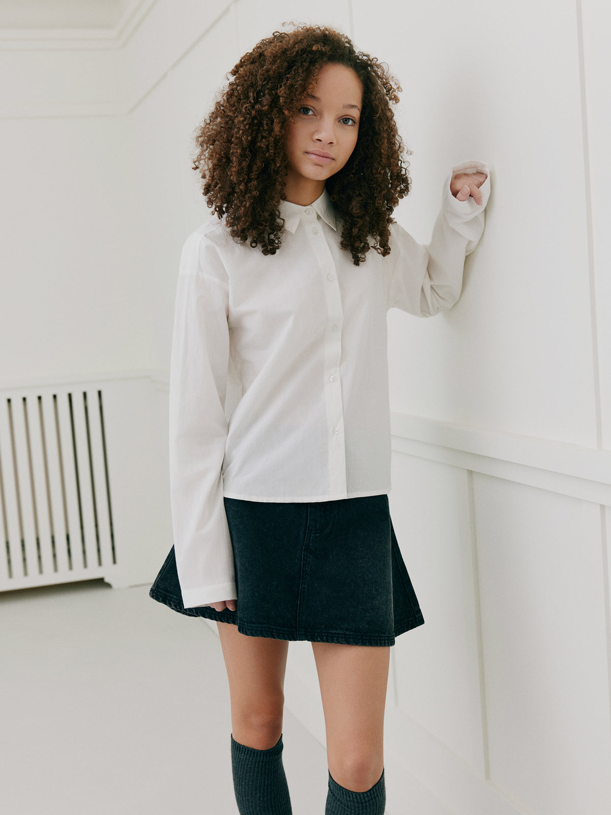 Sofie Schnoor YOUNG SYLVIASY SHIRT Shirt 0101 Off white