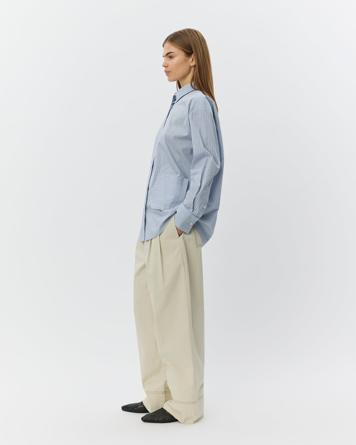 Sofie Schnoor WOMEN SYLVIESW SHIRT Shirt 5094 Light Blue striped