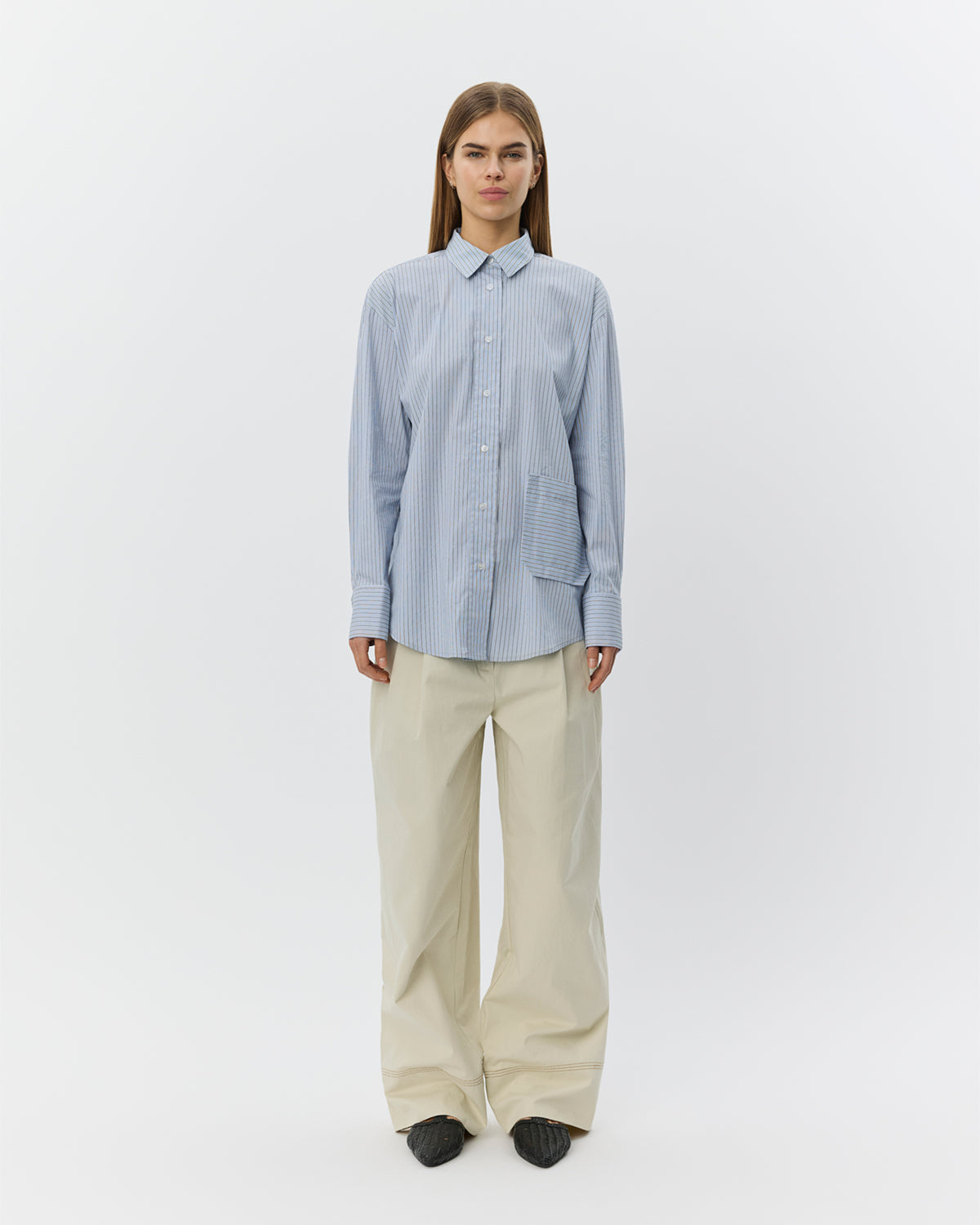 Sofie Schnoor WOMEN SYLVIESW SHIRT Shirt 5094 Light Blue striped