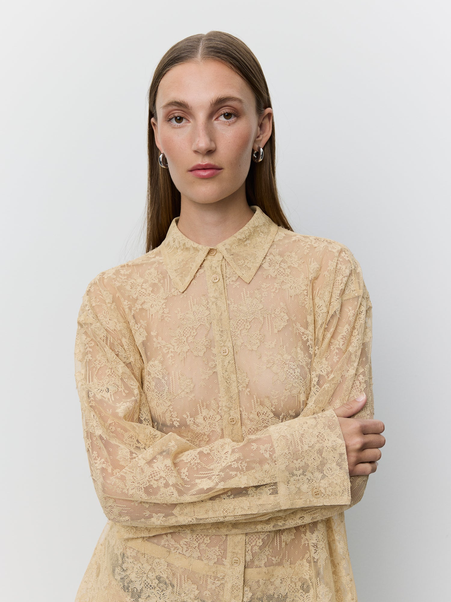 Sofie Schnoor WOMEN SYLVINESW DISTRESSED SHIRT Shirt 7001 Sand