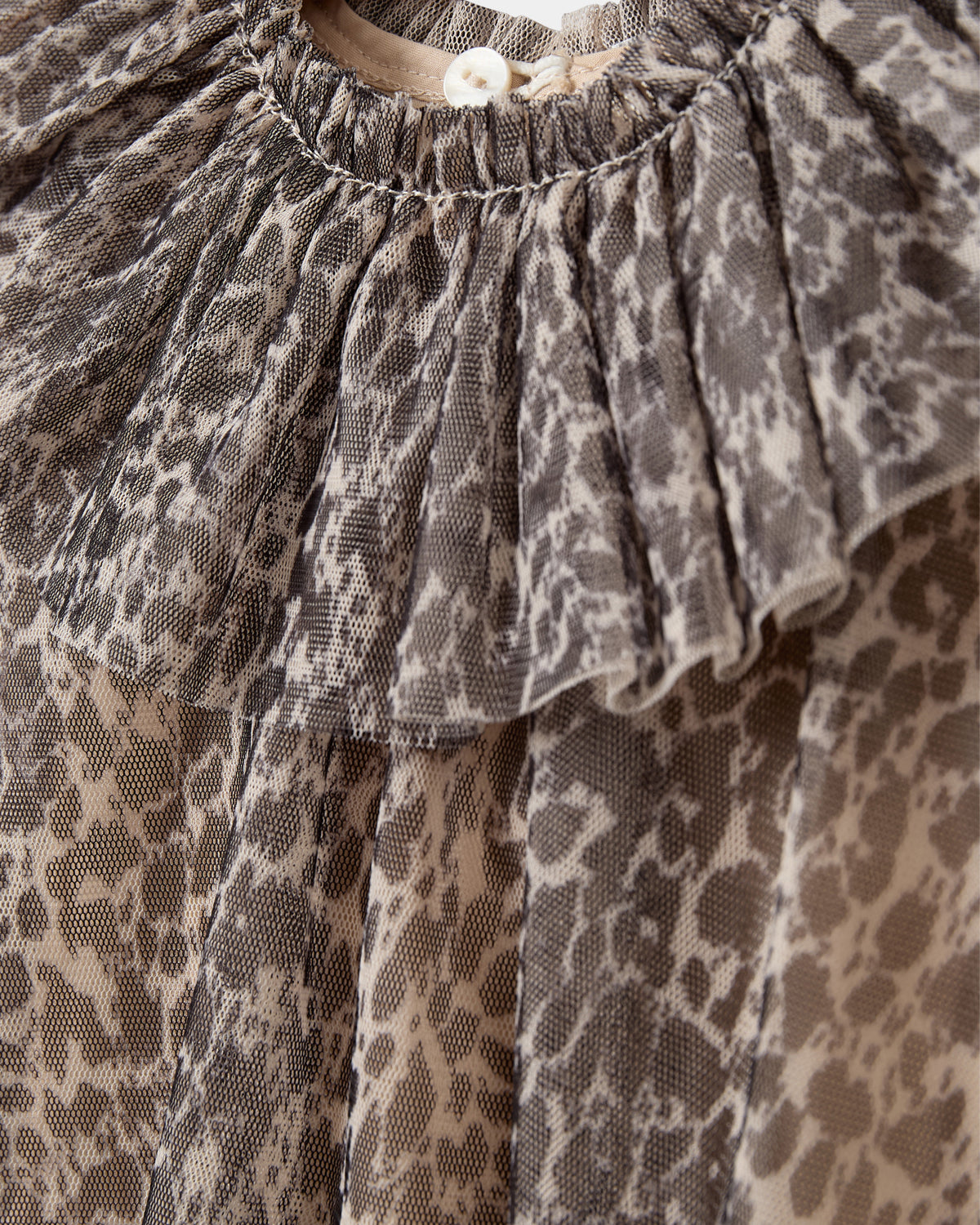 Sofie Schnoor KIDS SoniaKB Dress Dress 9140 AOP Leo Light Sand