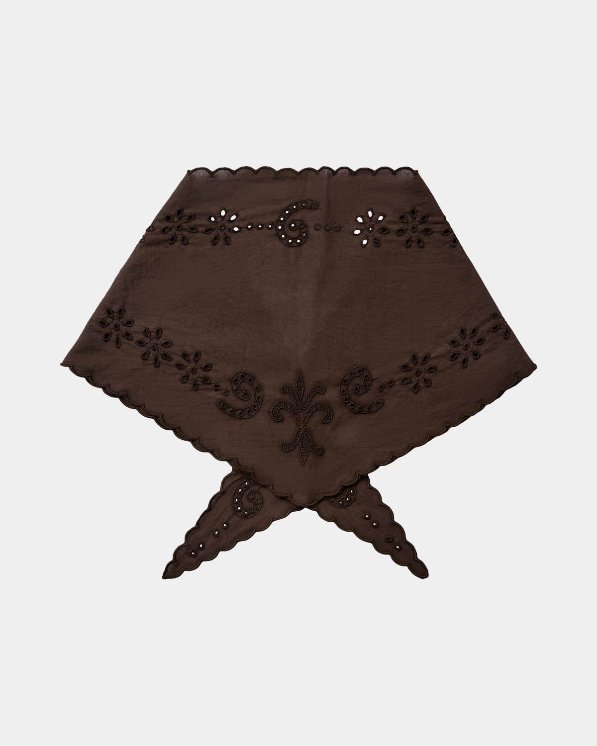 Sofie Schnoor YOUNG THEASY SCARF Scarf 7080 Dark brown