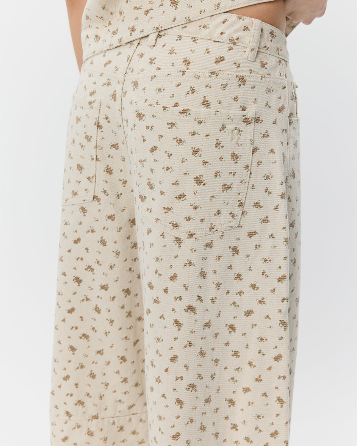 Sofie Schnoor WOMEN TOMARSW CROPPED BARREL JEANS Jeans 5033 Rose Flower