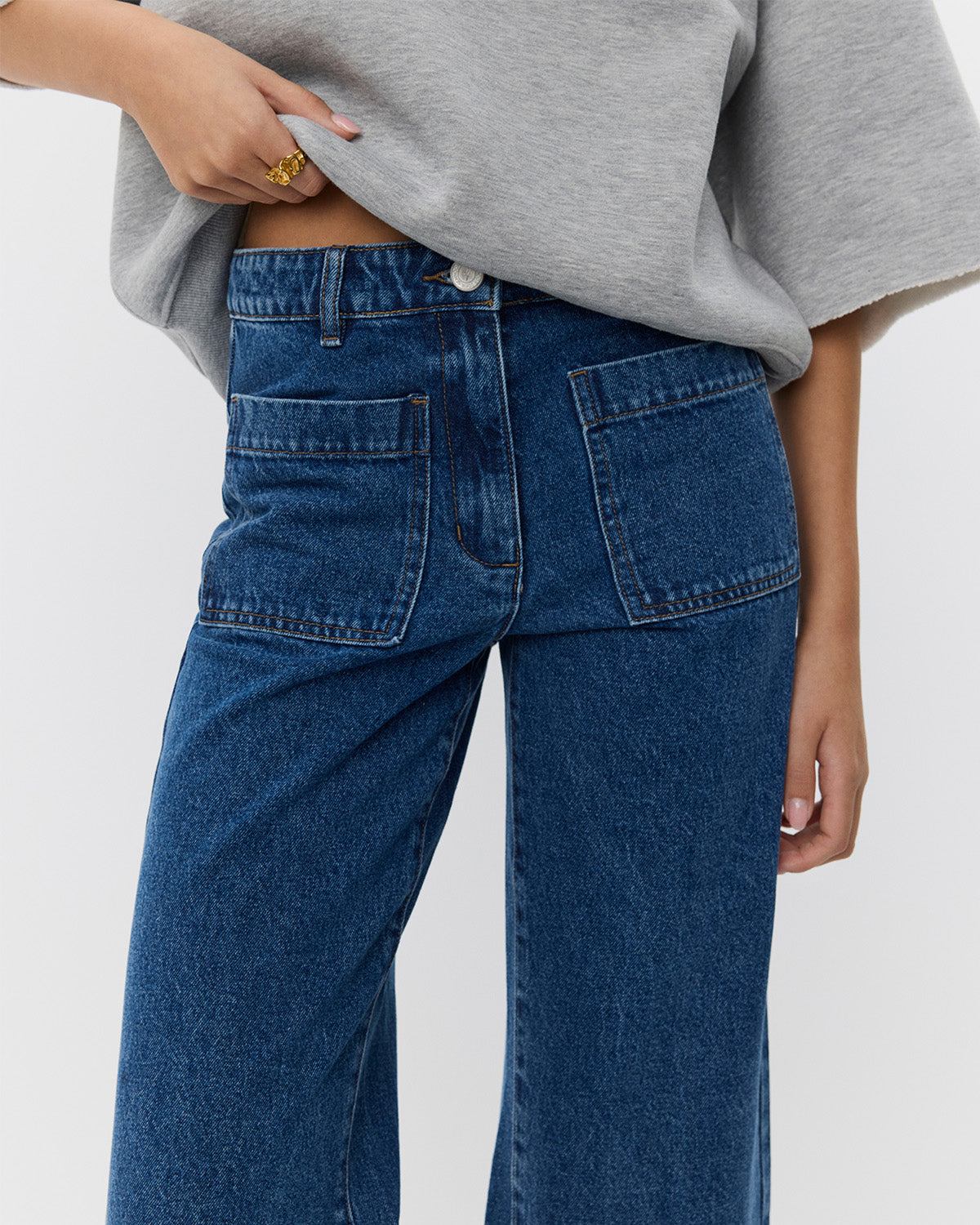 Sofie Schnoor WOMEN TOULOUSESW JEANS Trousers 5002 Denim blue