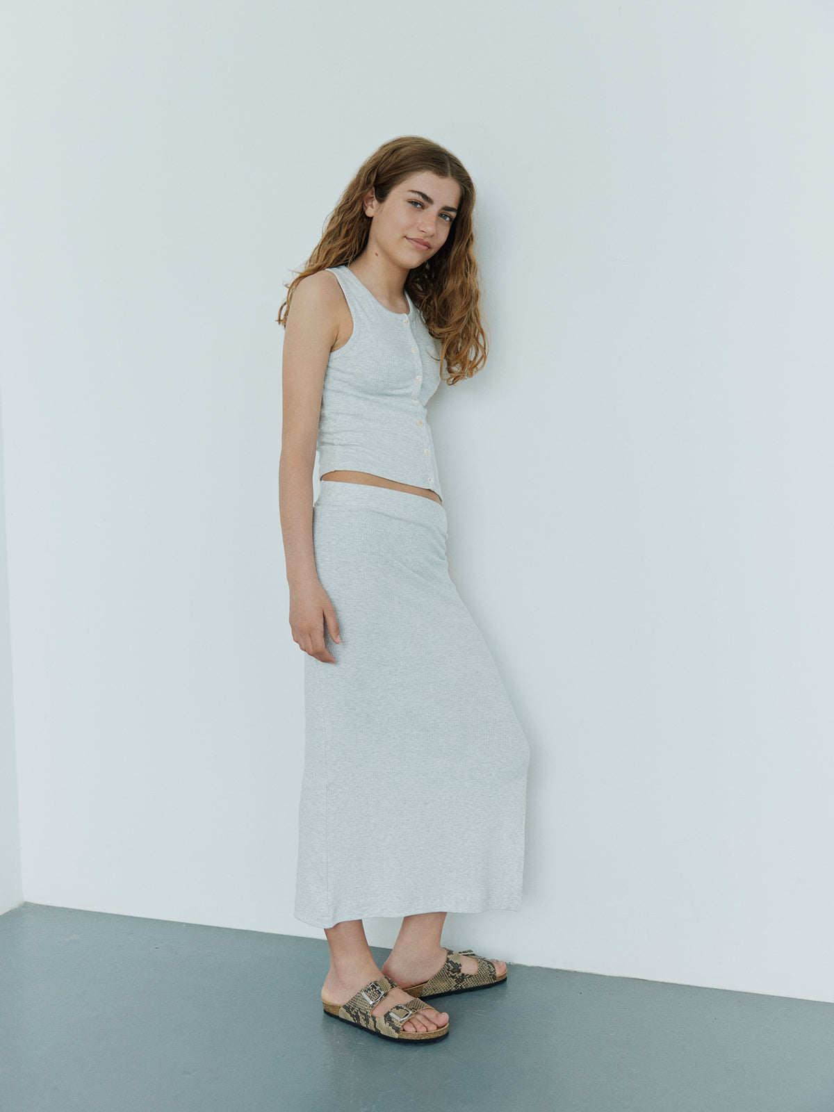 Sofie Schnoor YOUNG TamiliaSY Top Top 8018 Light grey