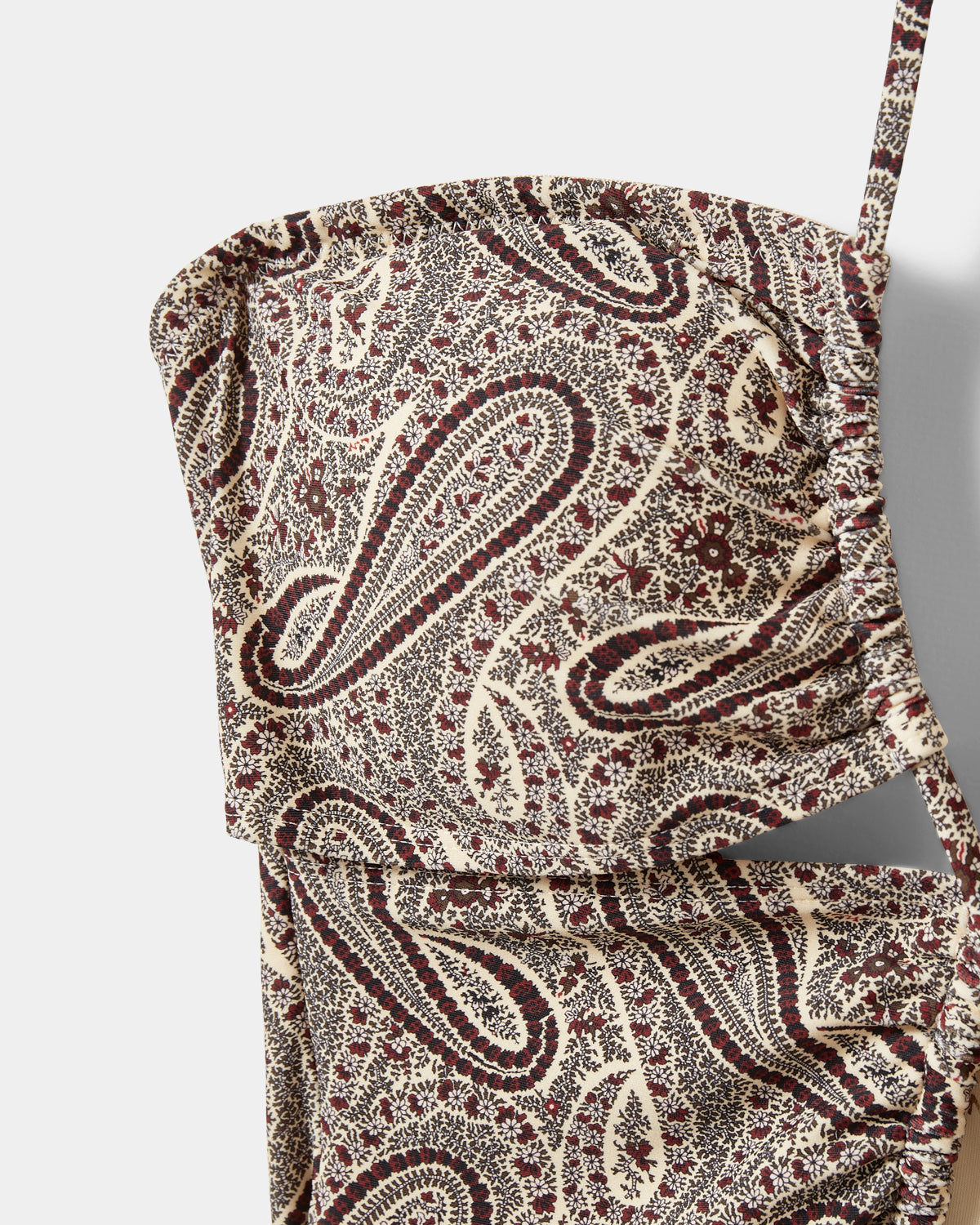 Sofie Schnoor WOMEN VEETASW HALTERNECK SWIMSUIT Swimsuit 4170 Bordeaux mix Paisley