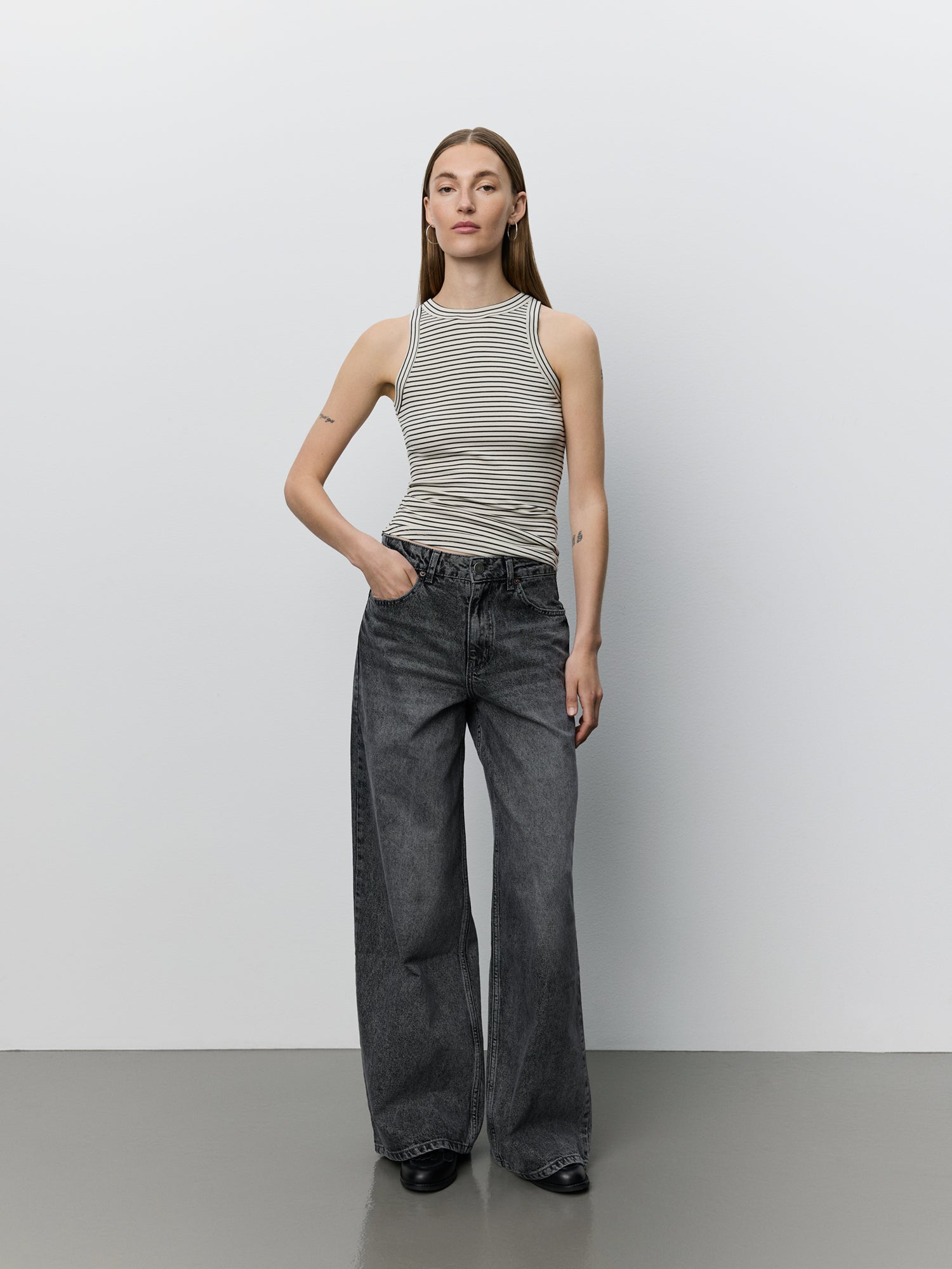 Sofie Schnoor WOMEN VENICESW MID WAIST JEANS Jeans 8006 Grey