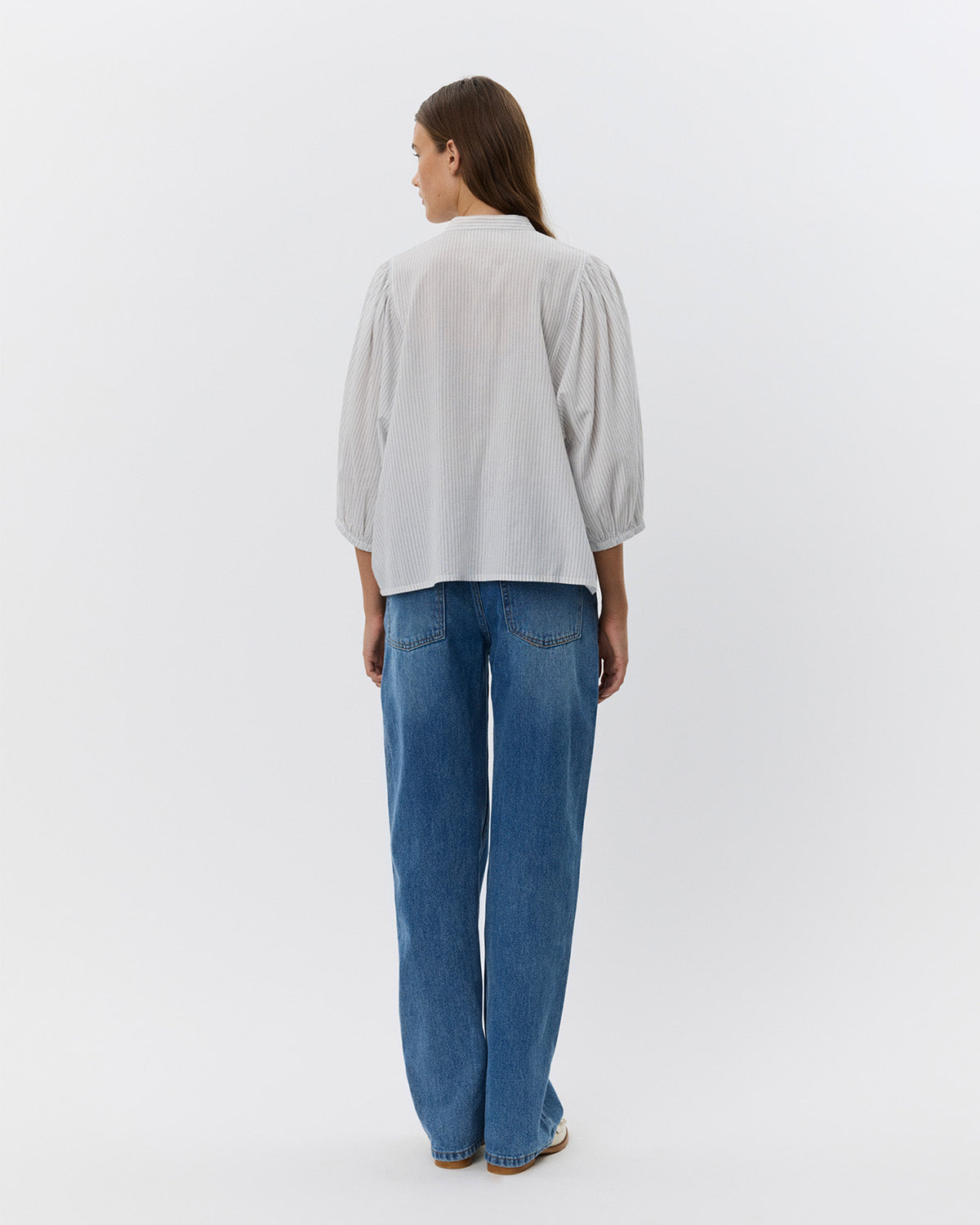 Sofie Schnoor WOMEN VILJASW SHIRT Shirt 0144 Off White - Navy