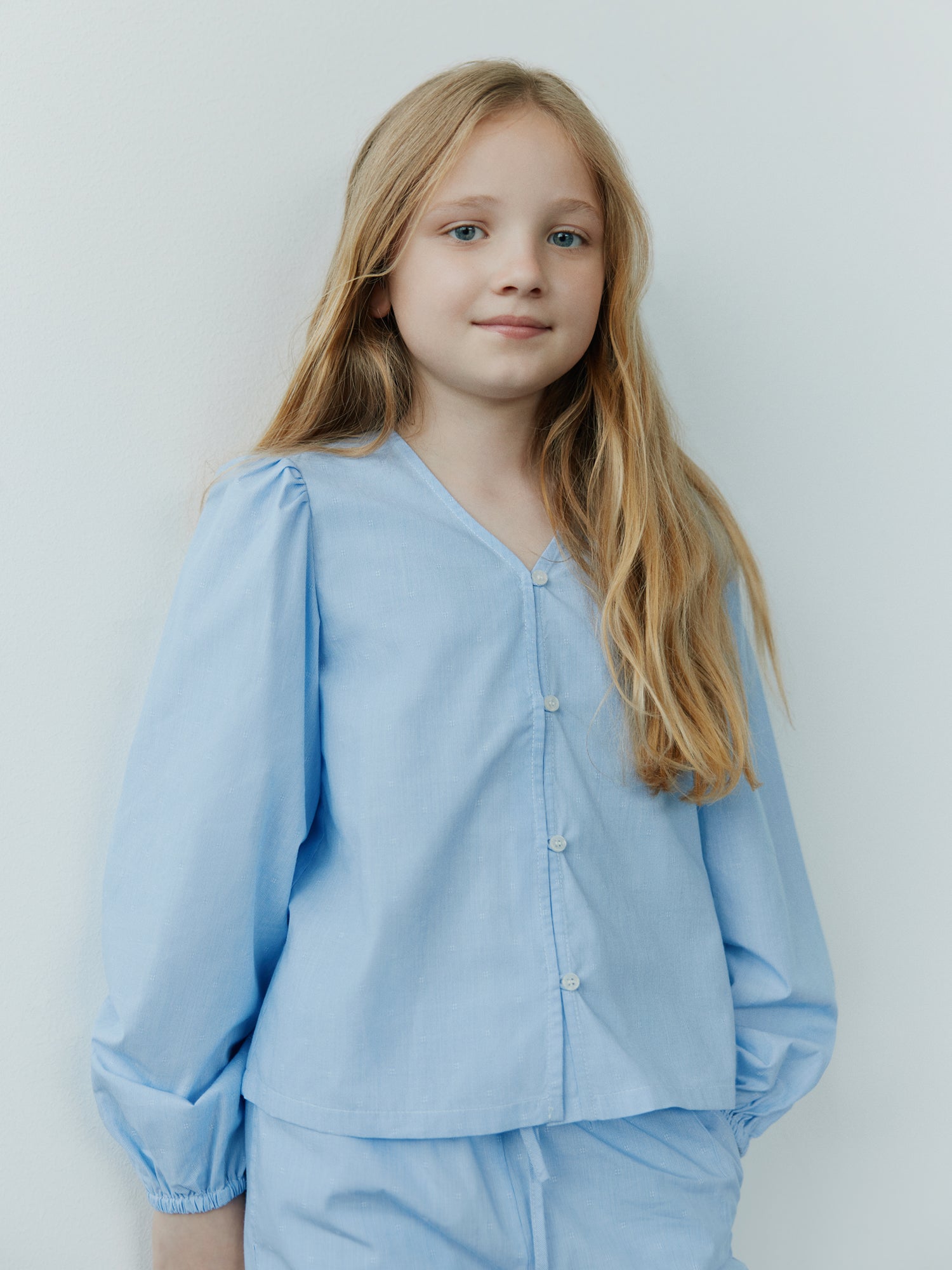 Sofie Schnoor YOUNG VadaSY Shirt Shirt 5063 Light blue
