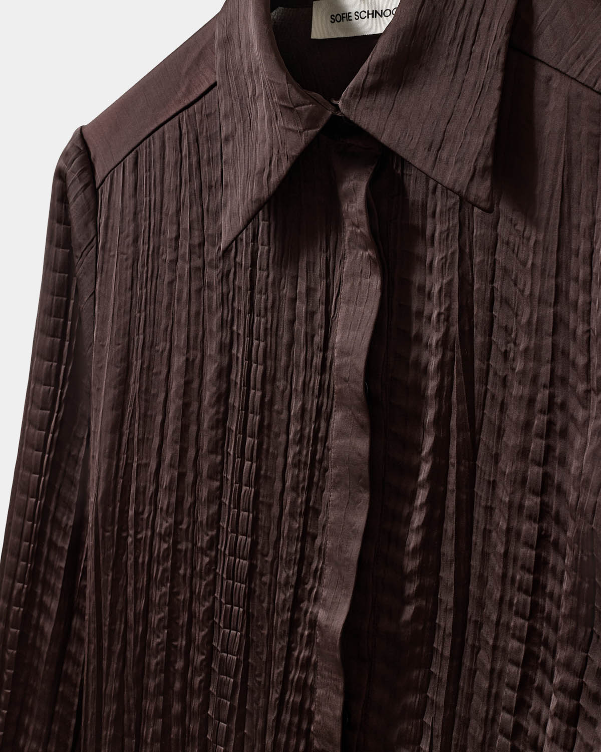 Sofie Schnoor WOMEN WILDASW FITTED SHIRT Shirt 7025 Dark brown