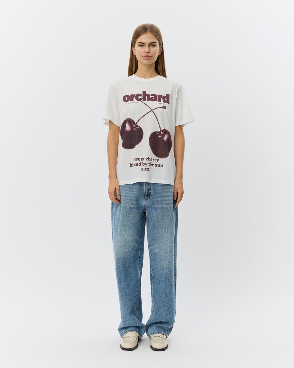 Sofie Schnoor WOMEN ZENASW PRINTED T-SHIRT T-shirt 0124 Snow white