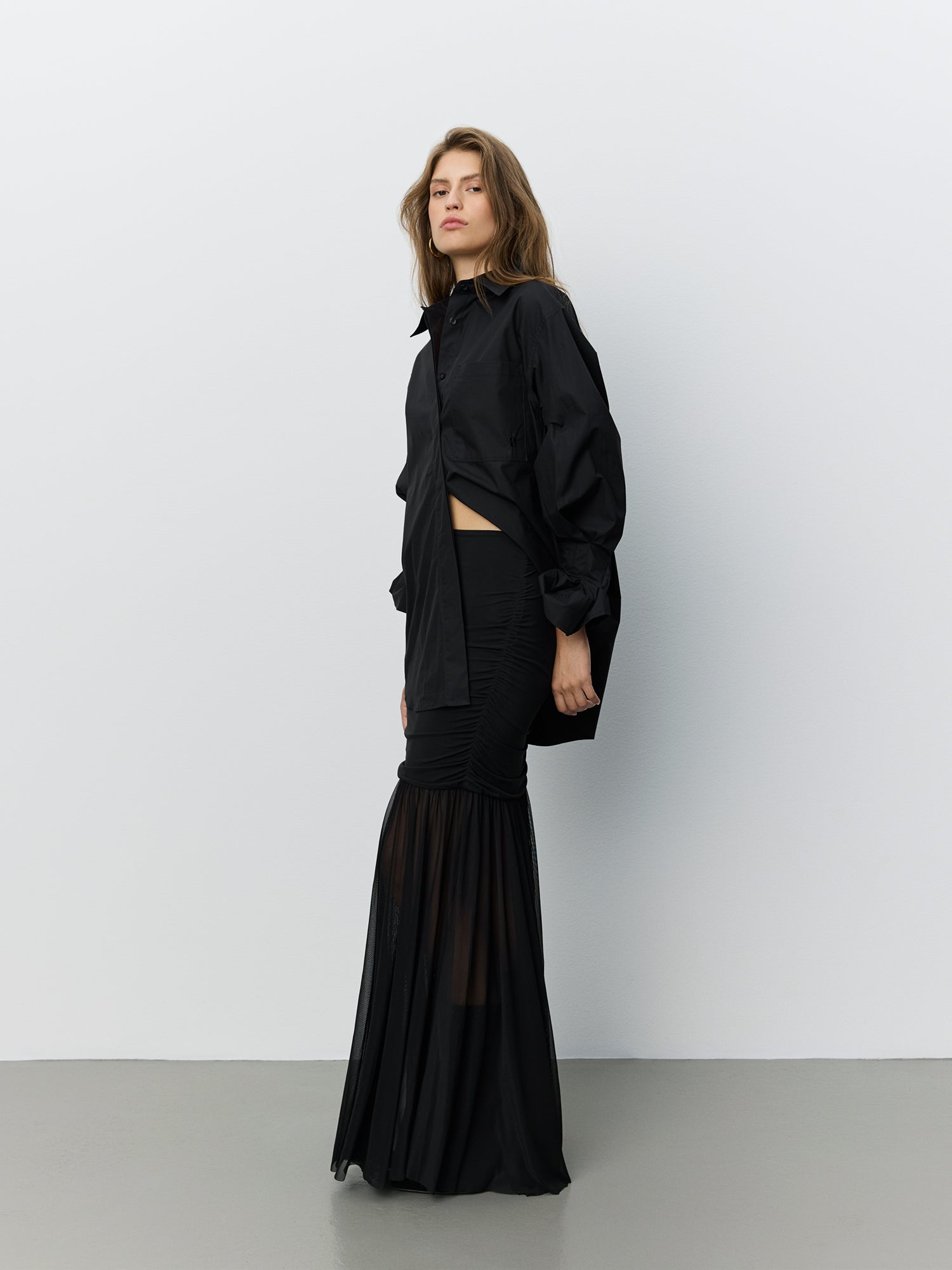 Sofie Schnoor WOMEN ZISSASW LONG SKIRT Skirt 1000 Black