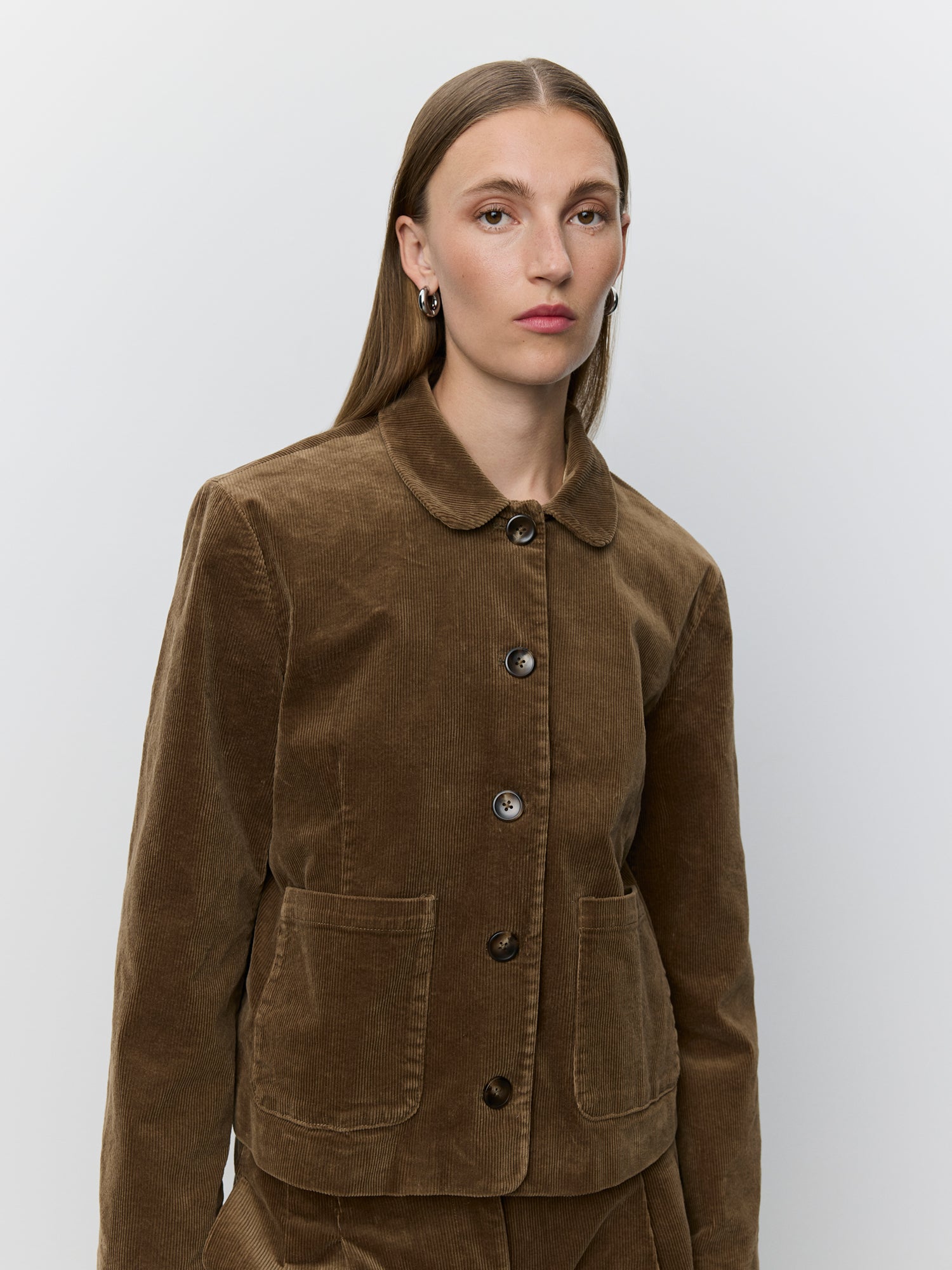 Sofie Schnoor WOMEN ZURISW CORDUROY JACKET Jacket 7052 Brown