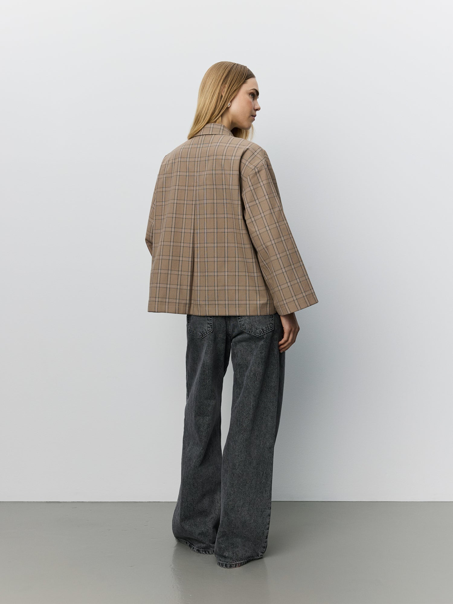 Sofie Schnoor WOMEN AGATHASW CHECKERED JACKET Jacket 9145 Light Brown Check