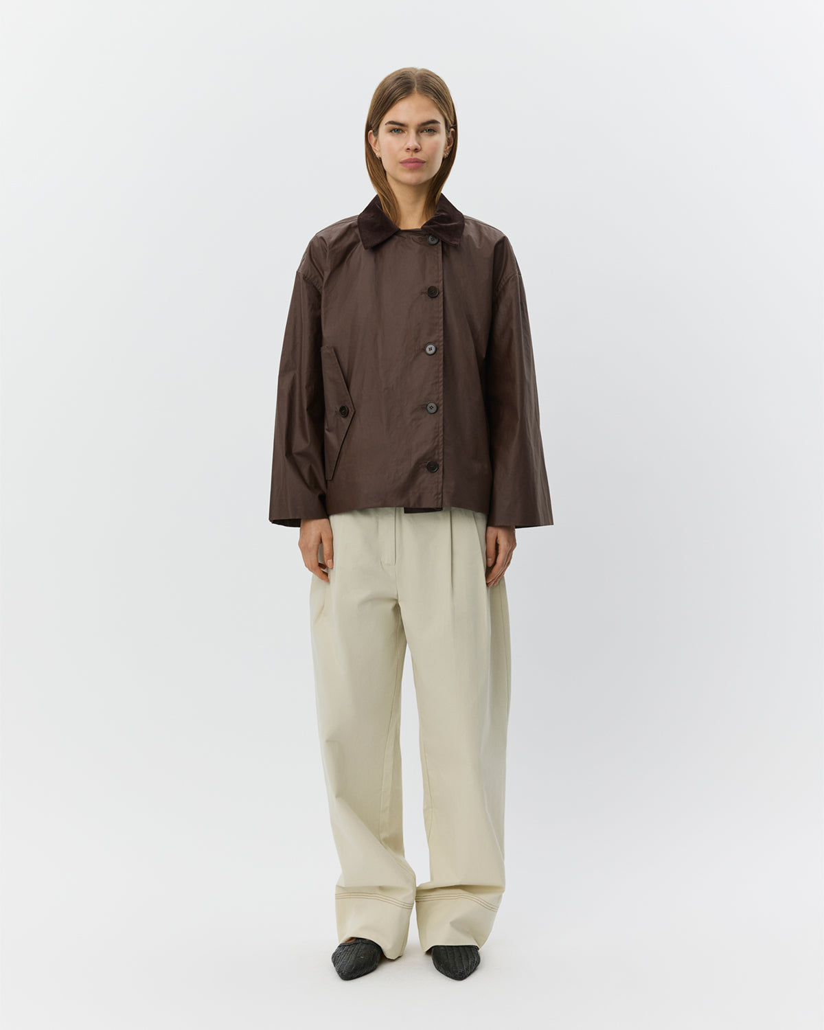 Sofie Schnoor WOMEN AGATHASW JACKET Jacket 7025 Dark brown