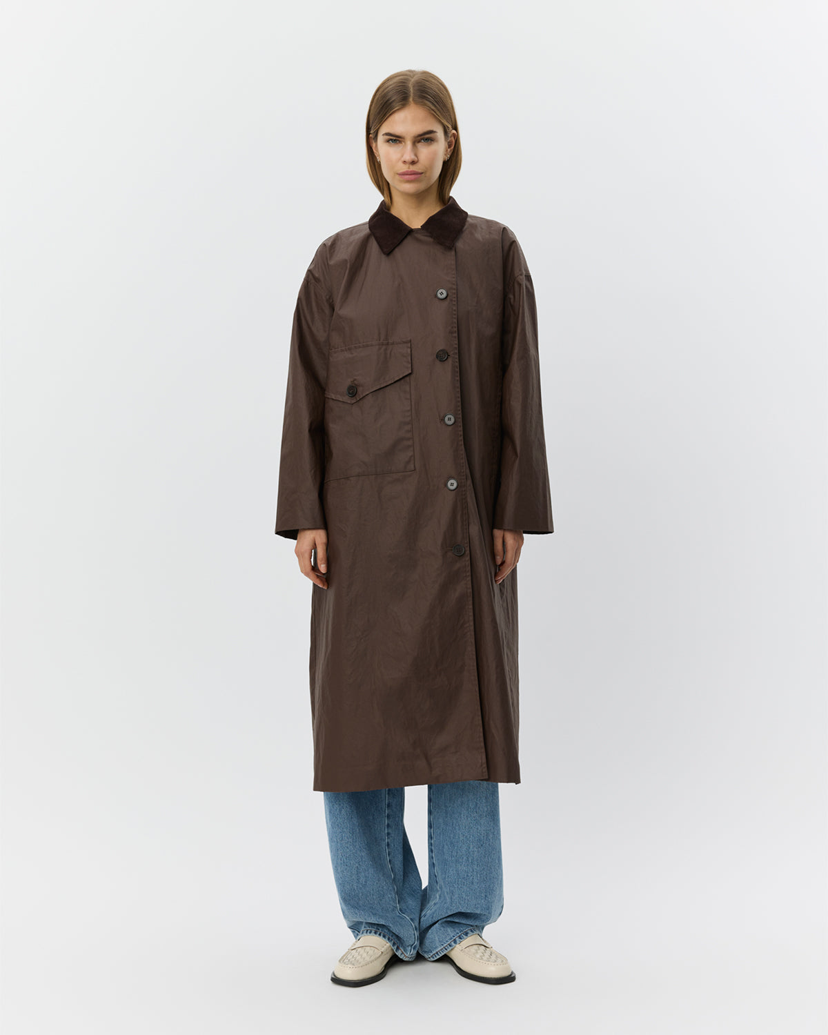 Sofie Schnoor WOMEN AGNESSW COAT Coat 7025 Dark brown