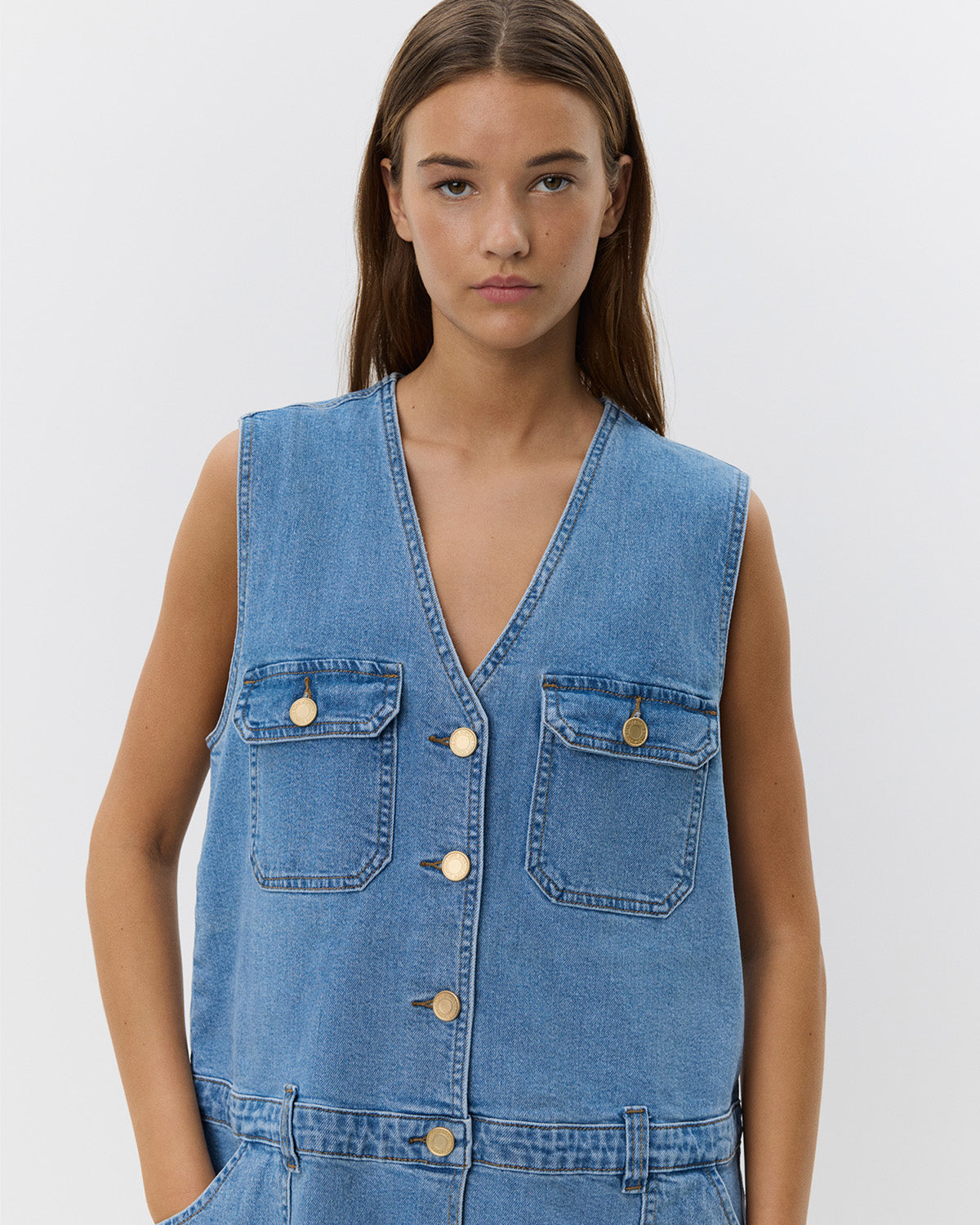 Sofie Schnoor WOMEN ALBERTINESW DRESS Dress 9106 Denim Blue