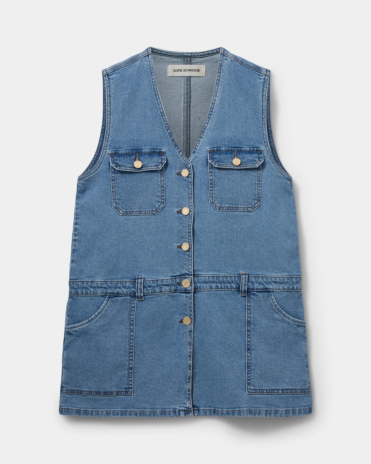 Sofie Schnoor WOMEN ALBERTINESW DRESS Dress 9106 Denim Blue