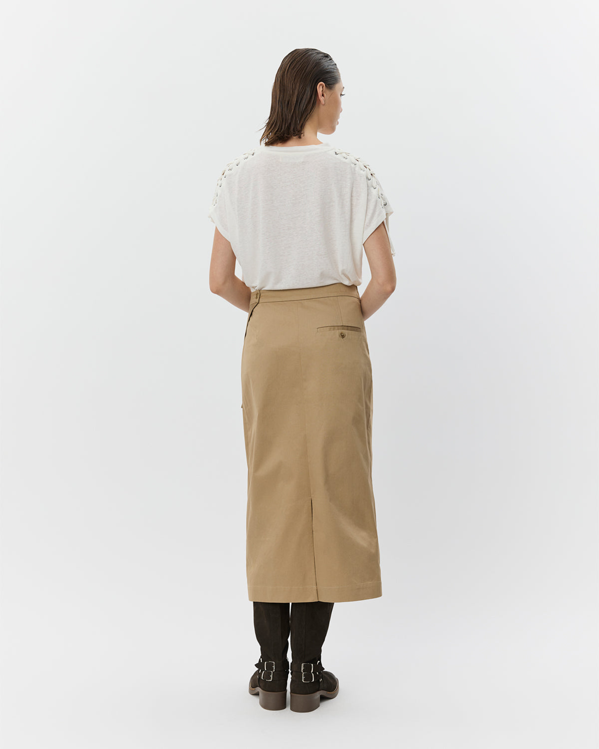 Sofie Schnoor WOMEN ALEIDSW LINEN MIX T-SHIRT T-shirt 0101 Off white