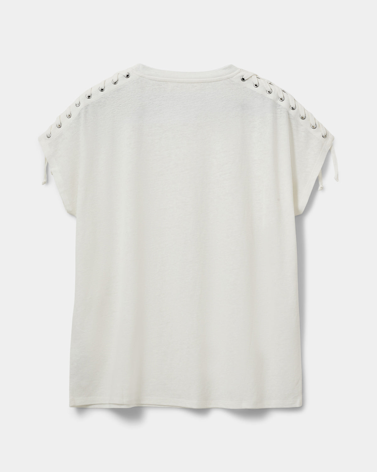 Sofie Schnoor WOMEN ALEIDSW LINEN MIX T-SHIRT T-shirt 0101 Off white
