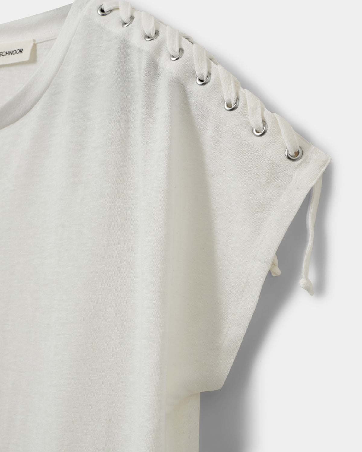 Sofie Schnoor WOMEN ALEIDSW LINEN MIX T-SHIRT T-shirt 0101 Off white