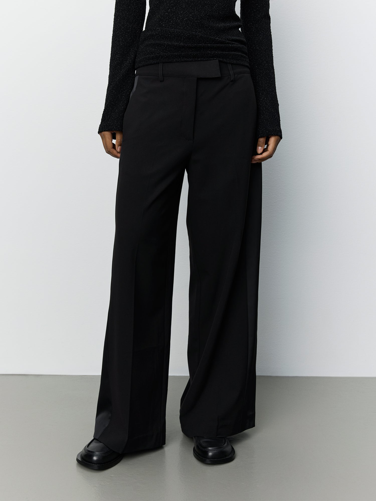 Sofie Schnoor WOMEN ALIKASW TUXEDO TROUSERS Trousers 1000 Black